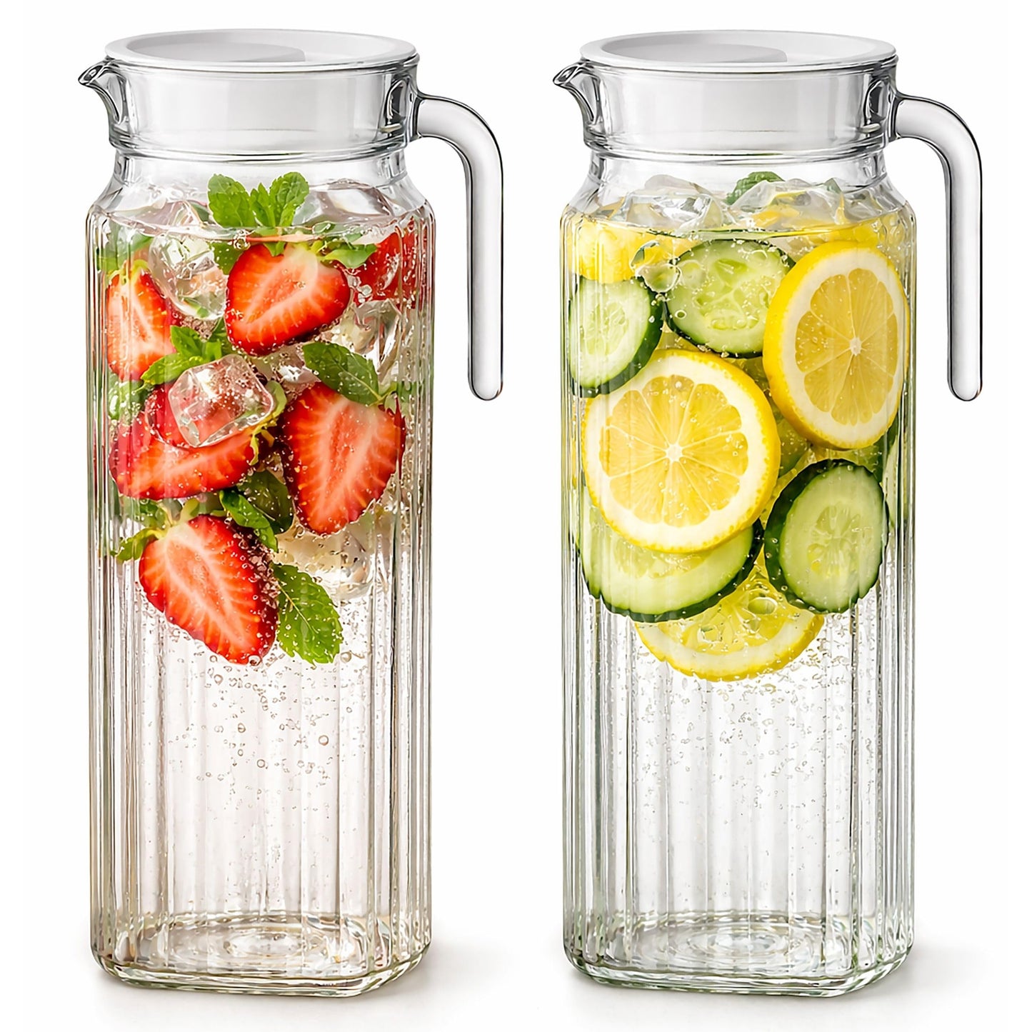 2-teiliges Wasserkrug Set, 1 Litre - 2 Pack