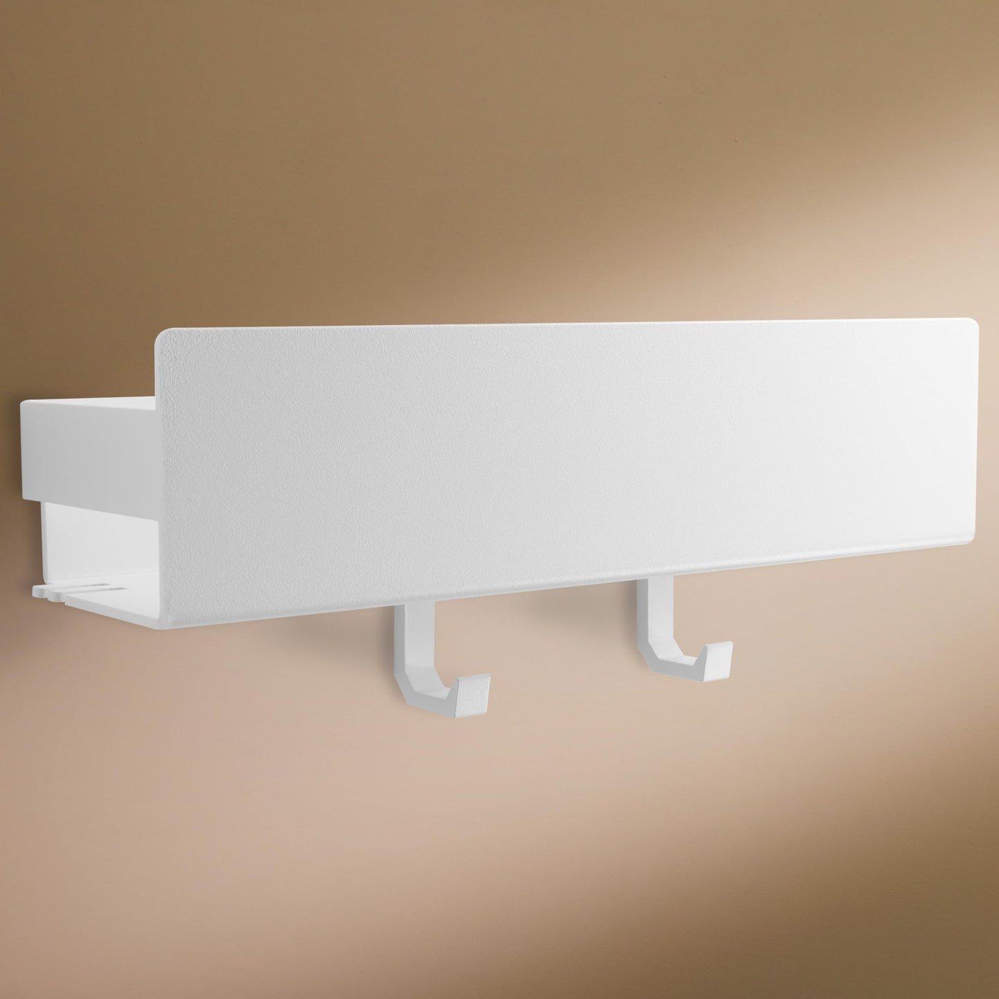 Duschregal ohne Bohren, 30 cm Matt Weiss