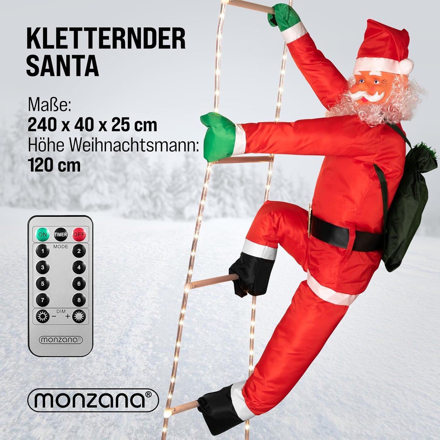 Weihnachtsmann, 240cm