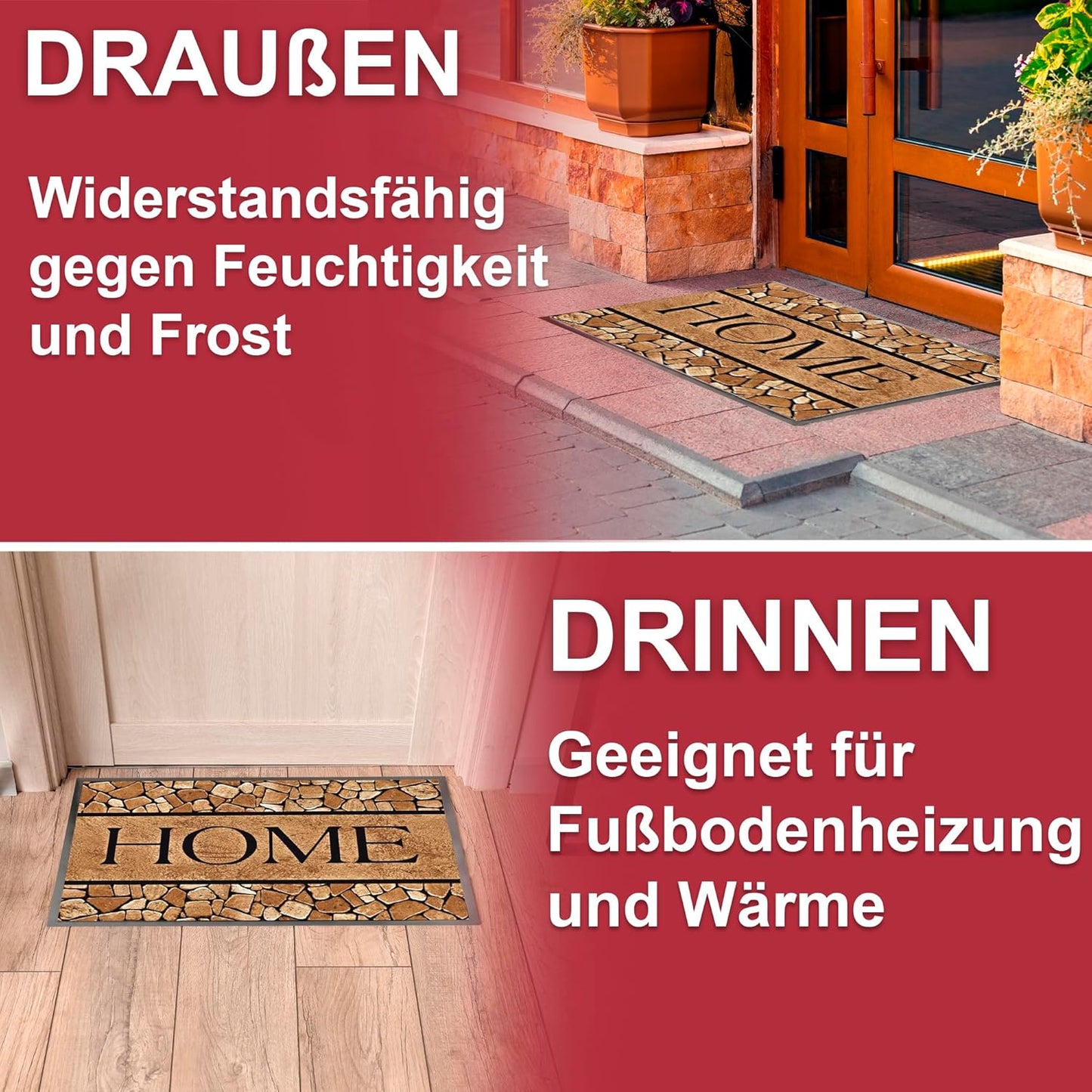 Schmutzfangmatte, Home 4 60 x 80 cm (Rechteckig)