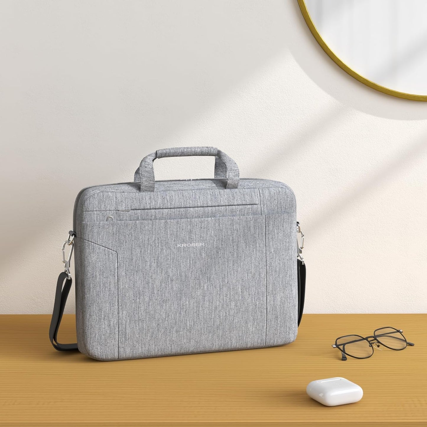 Laptop-Tasche, 15.6 Zoll, Grau 15,6 Zoll