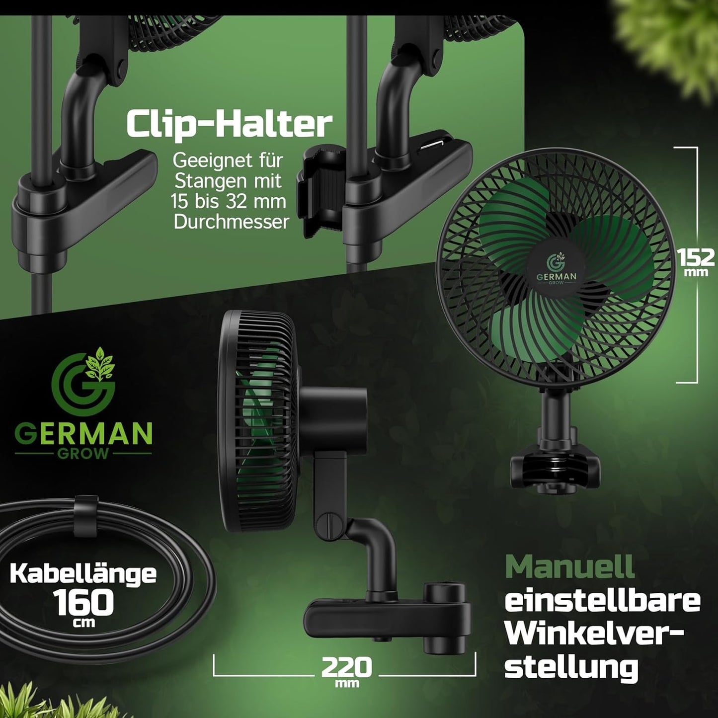 Clip-Ventilator ECO Motor