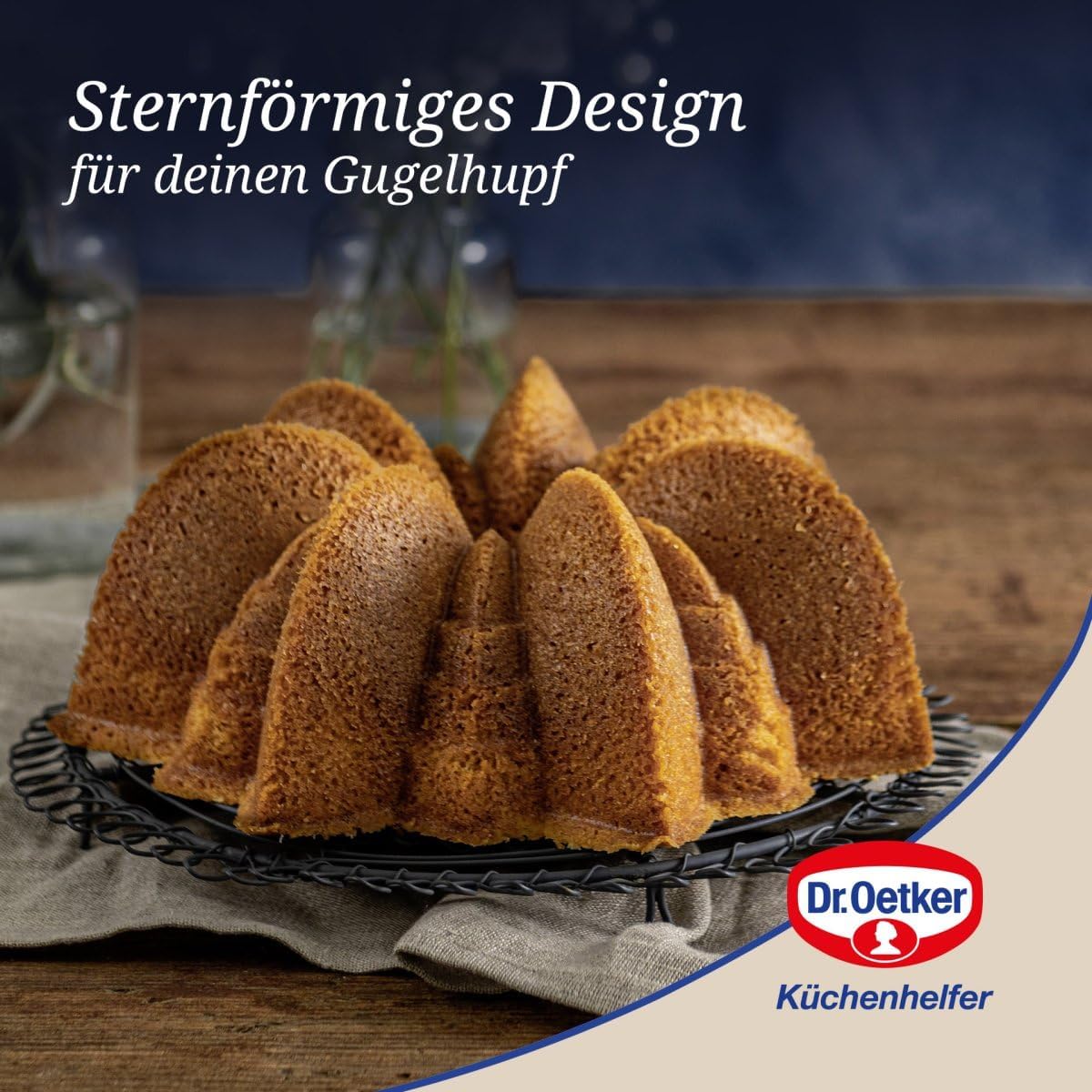 Gugelhupfform Stern, Stern