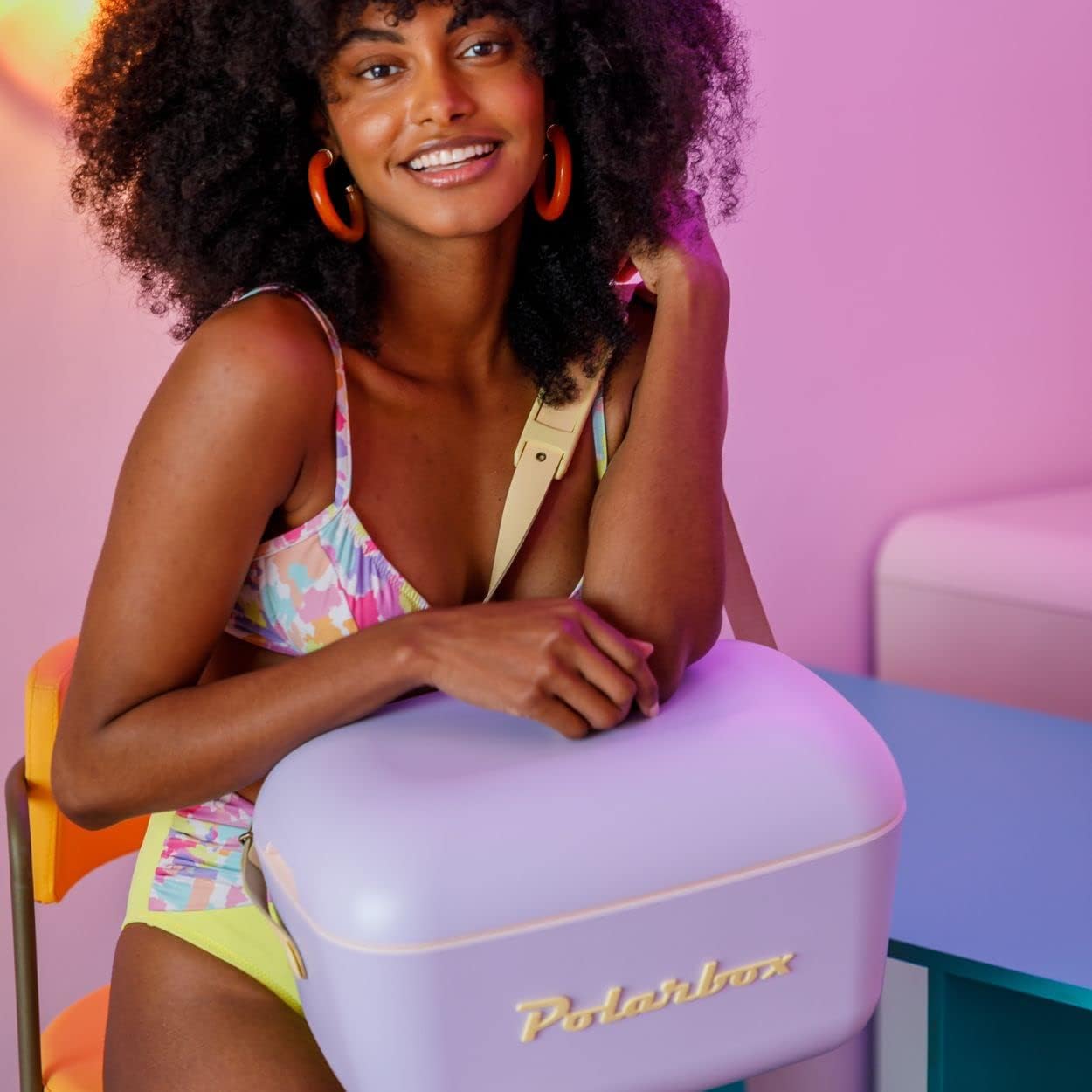 Retro Cooler, Violett