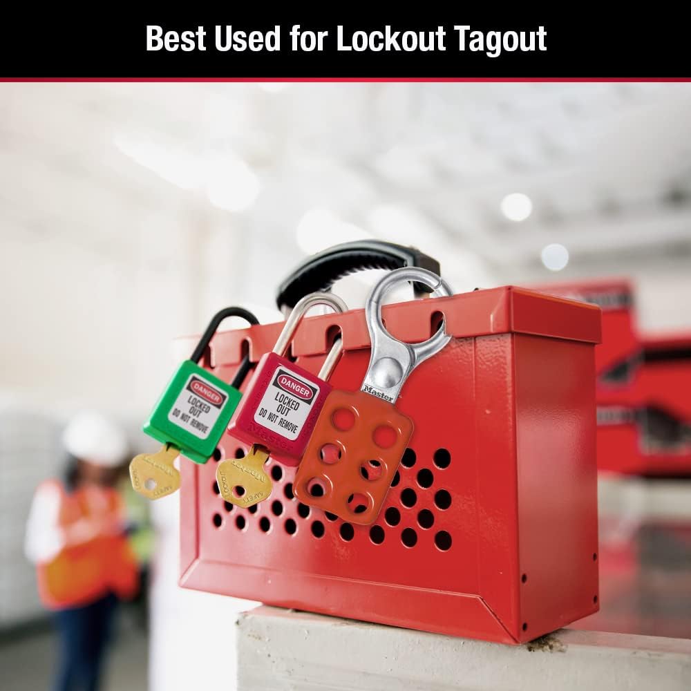 ML498A Vorhängeschloss-Sicherheitsbox, Lockout Tagout Box, 25.9 cm x 23.4 cm x 10.7 cm