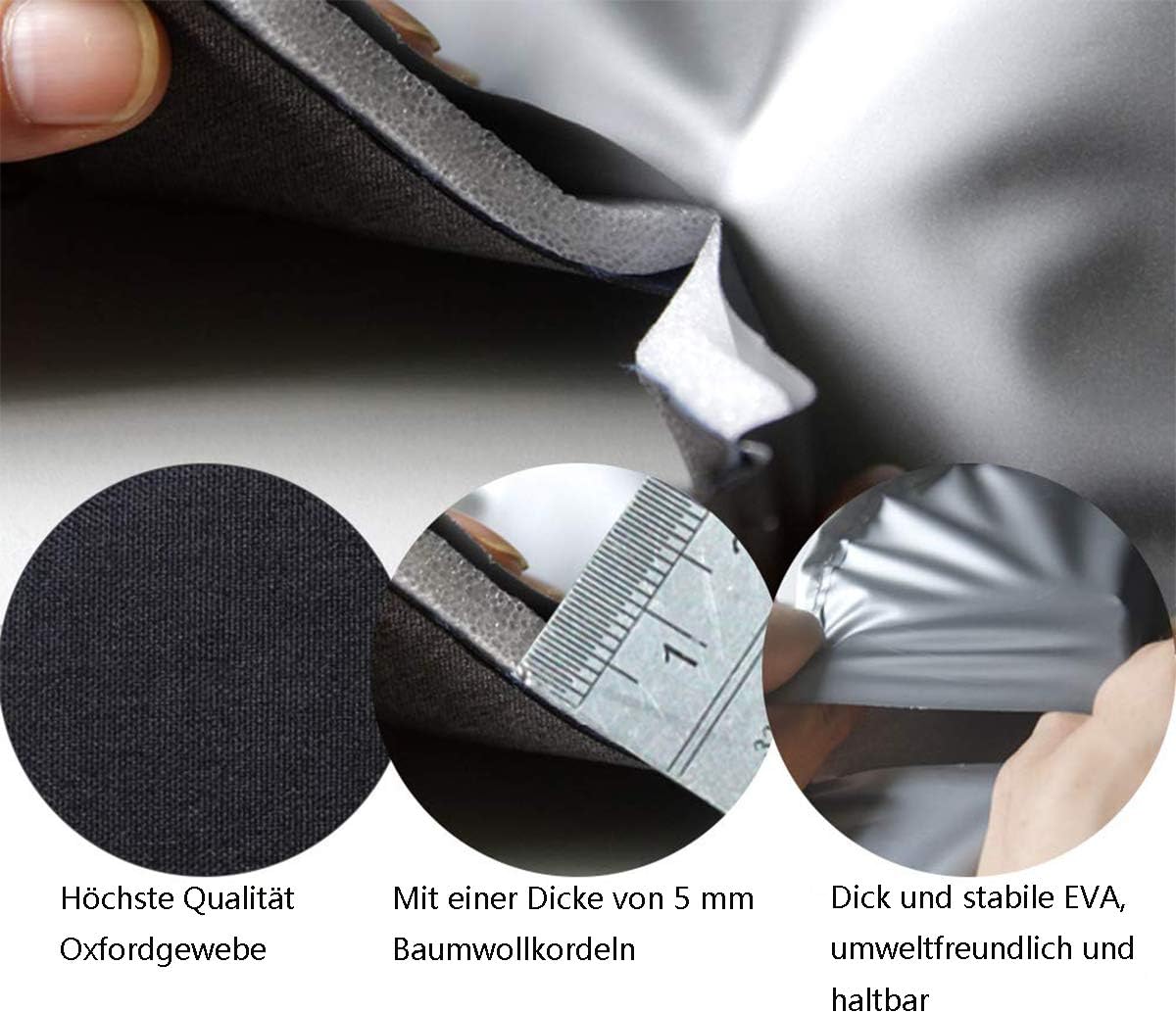 Wasserdichter Kühlrucksack für Outdoor-Aktivitäten, Grau