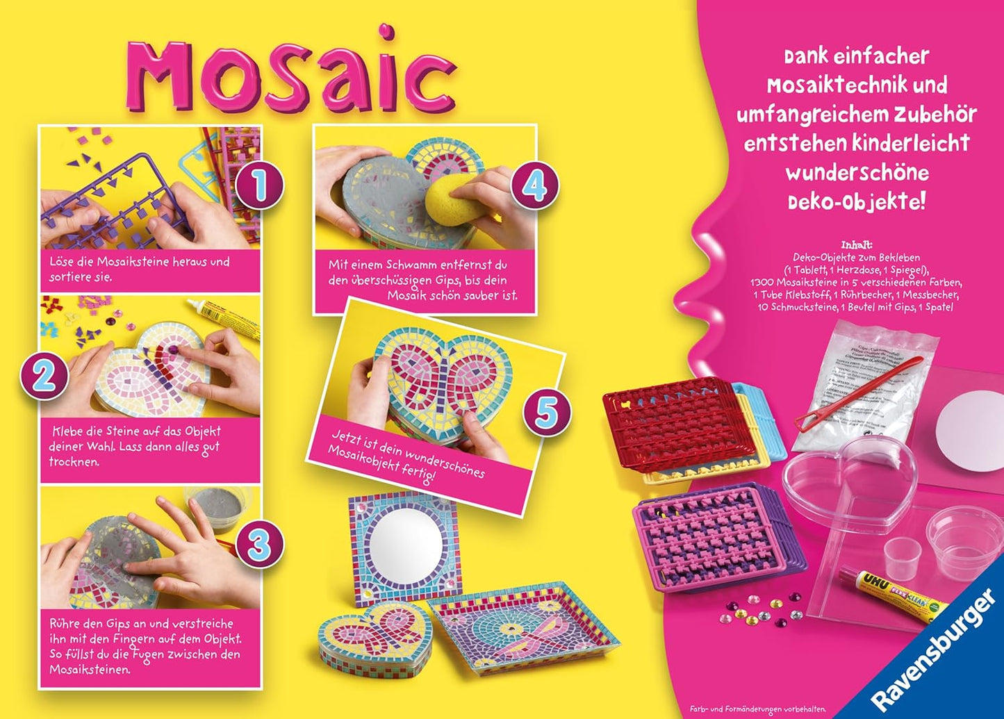 Mosaic Bastel-Set für Kinder