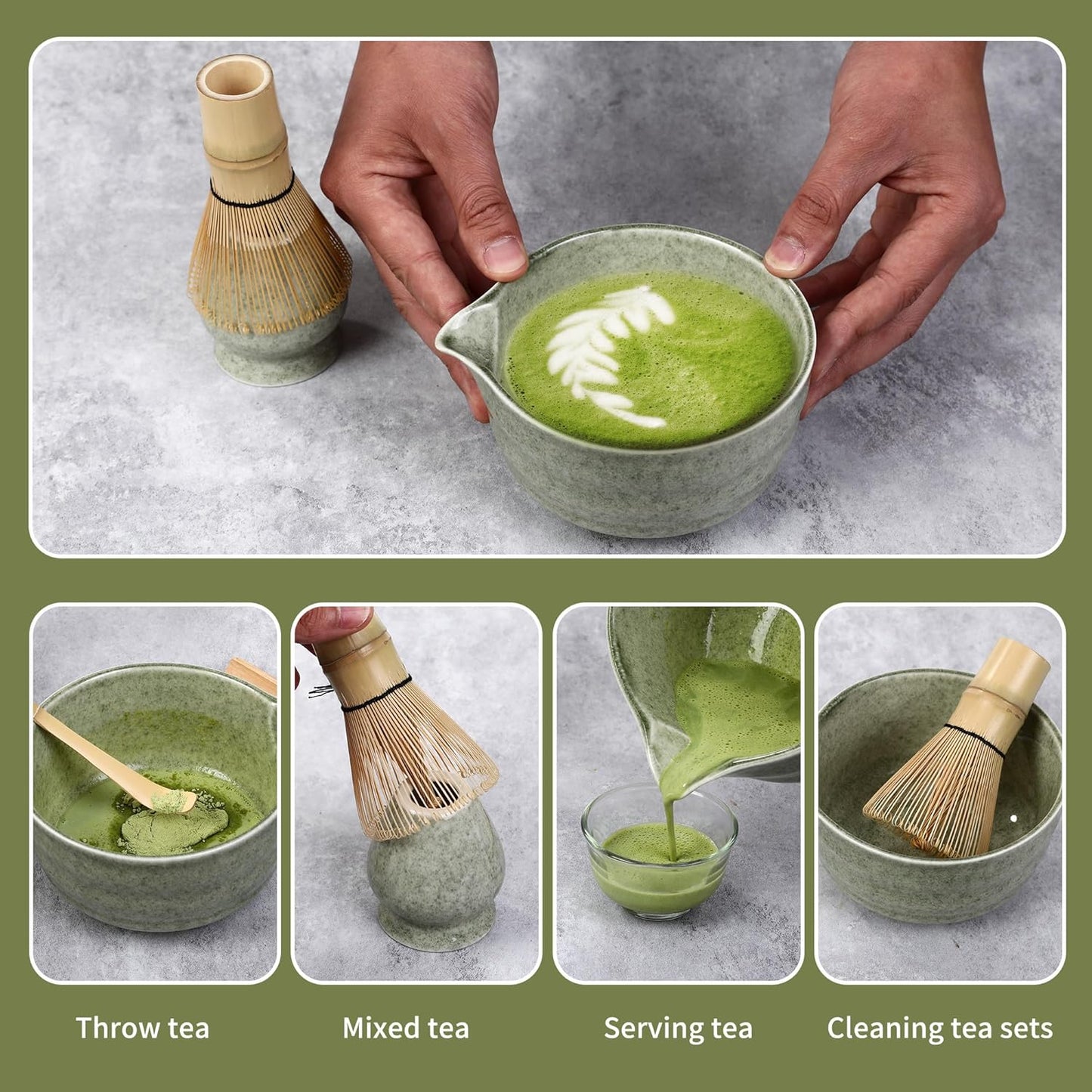 Matcha Tee-Zubereitungsset