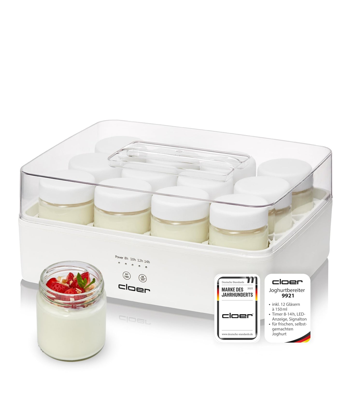 Joghurtbereiter für 12 Gläser