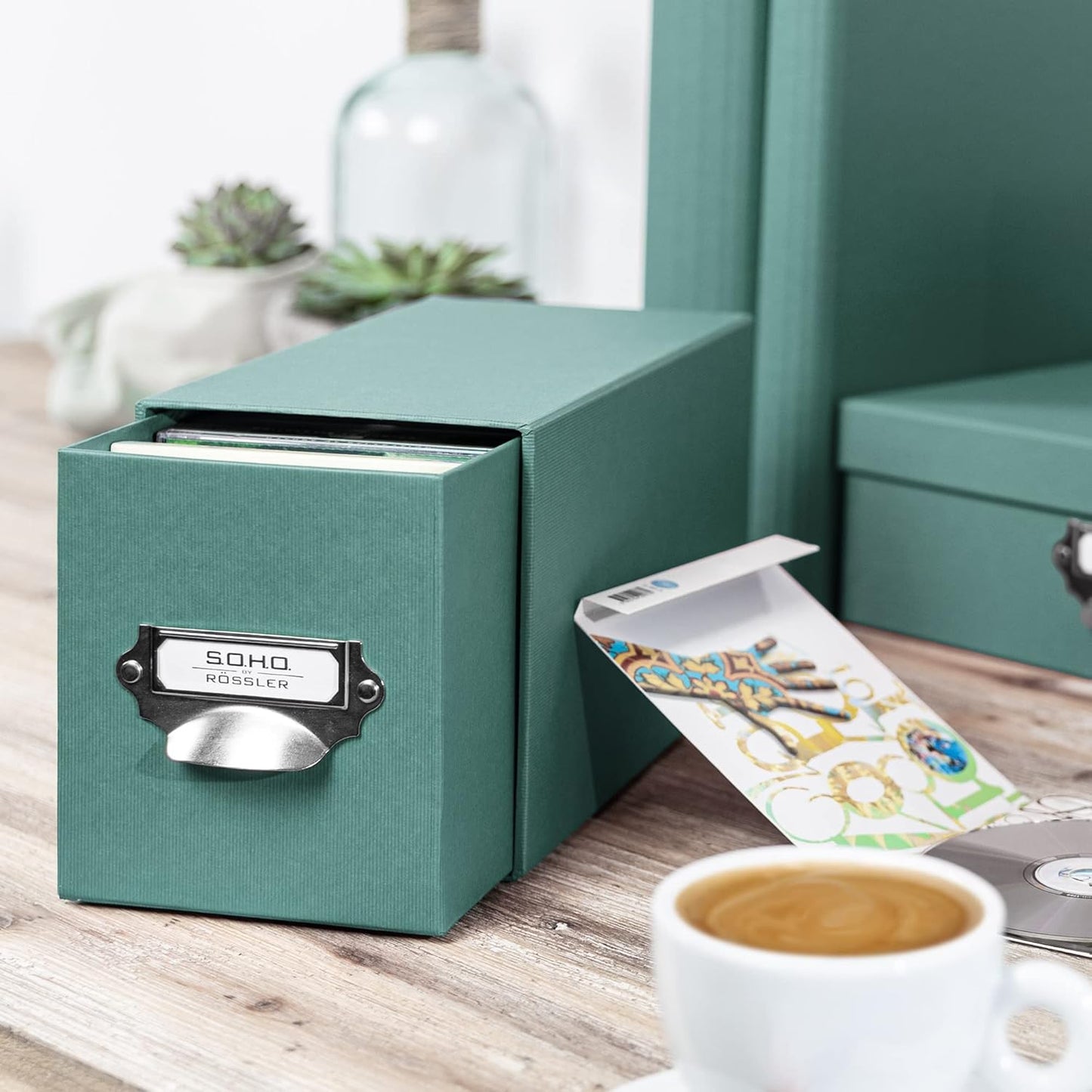 Soho CD-Schubladenbox, Opal
