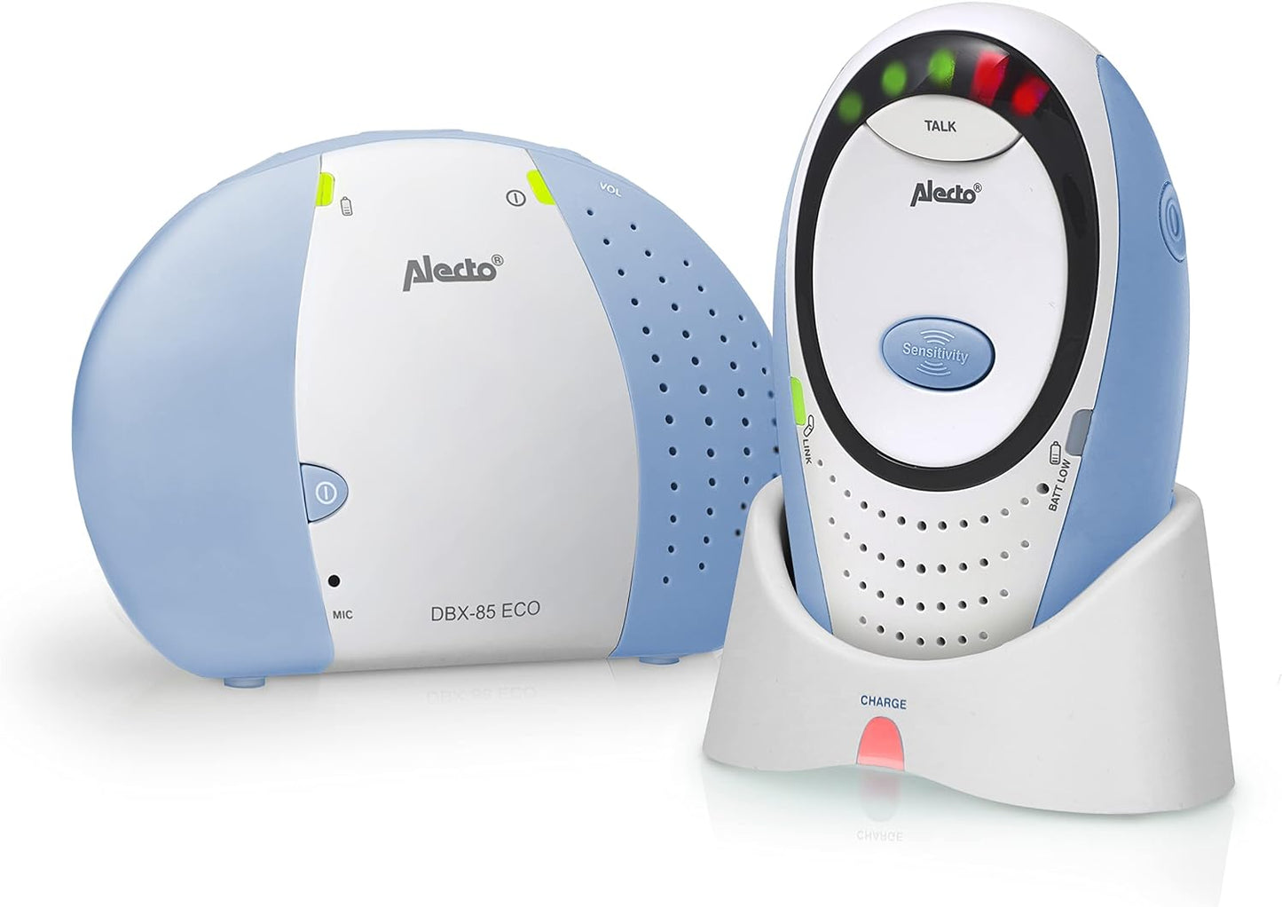 DBX-85 Digitale Eco DECT Babyphone, Weiss, Babyphone DBX - 85
