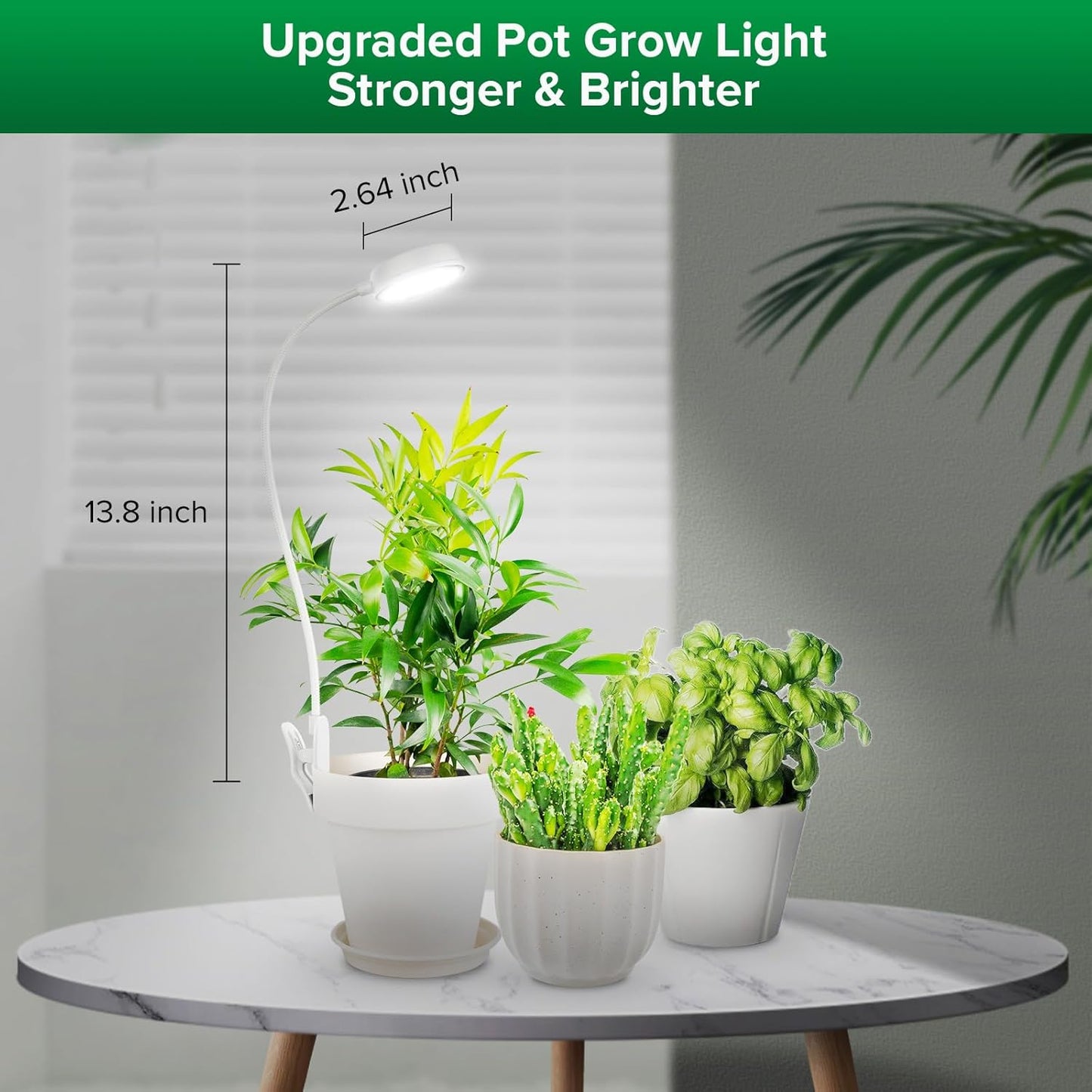 LED-Vollspektrum-Pflanzenlampe, 2er-Pack