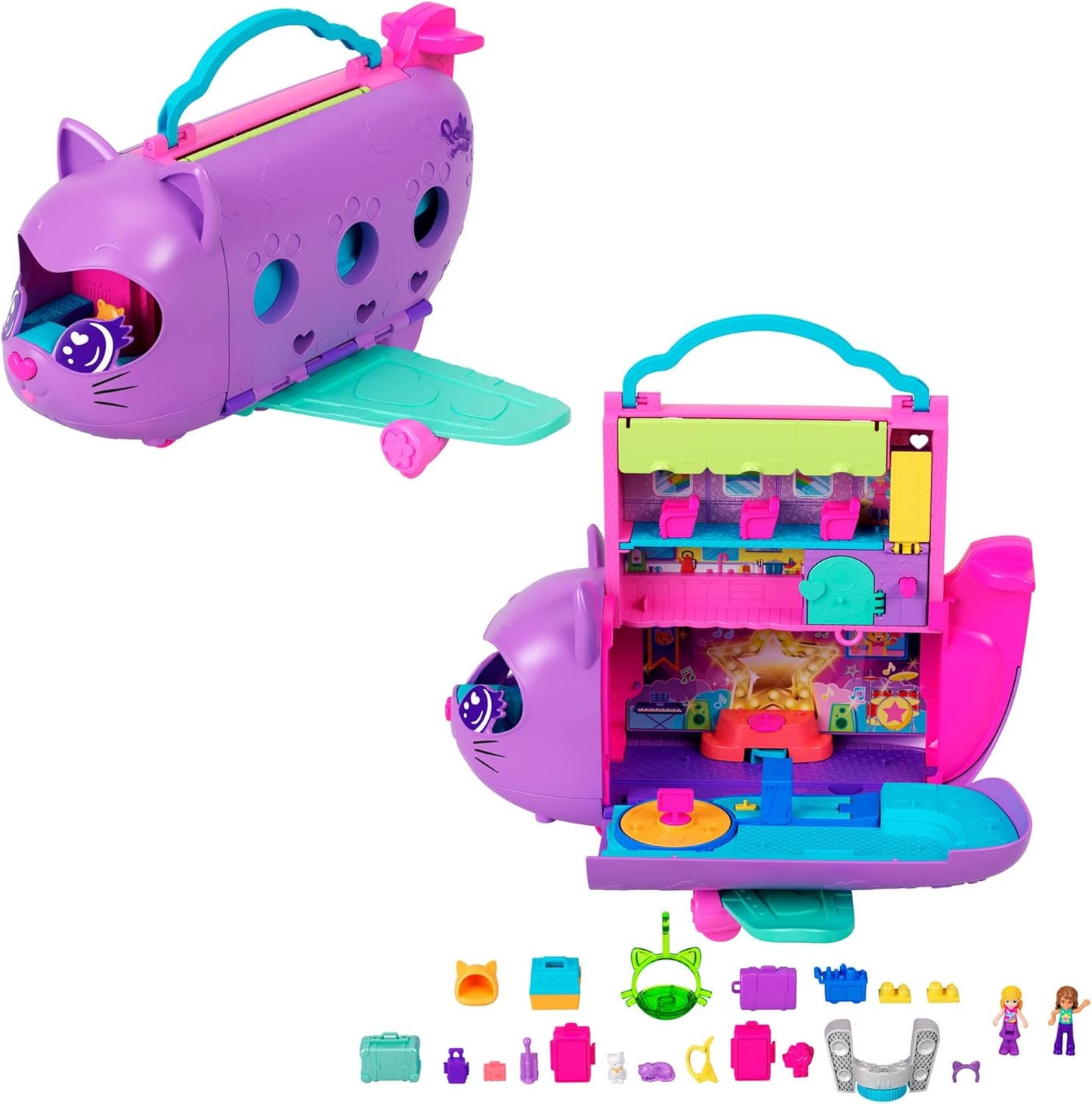 Kitty Airways Spielset, Cabrio-flugzeug für Kätzchen