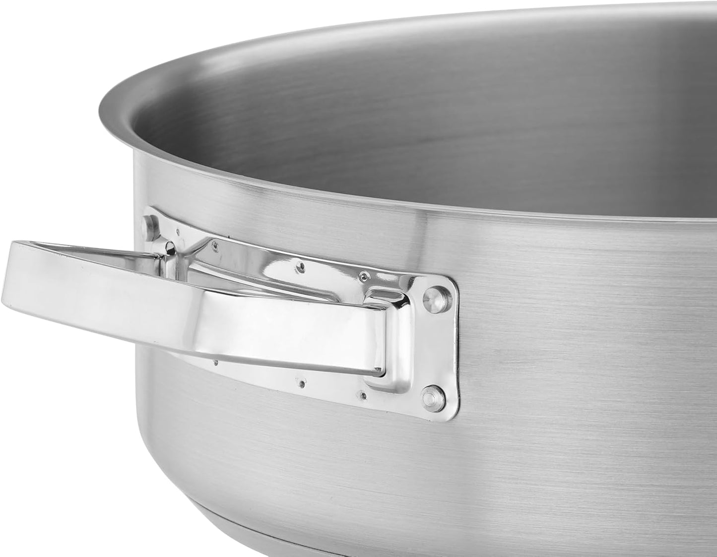 Induktionstopf 11,2 l Edelstahl 36 cm mit Deckel, 36 cm
