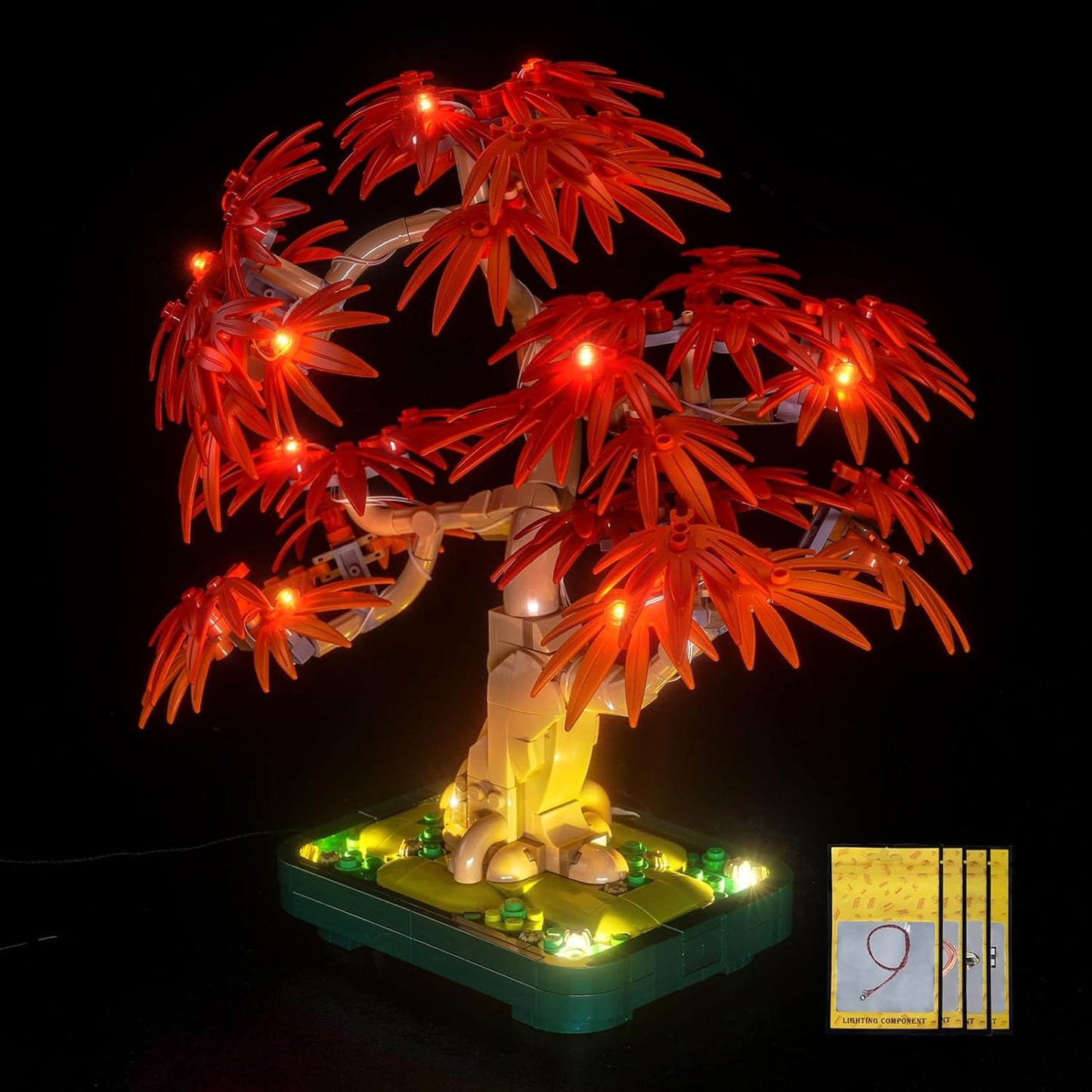 LED Licht Set für LEGO Japanischer Roter Ahorn - Bonsai-Baum (10348), 10348 Red Maple Bonsai Tree Update Version