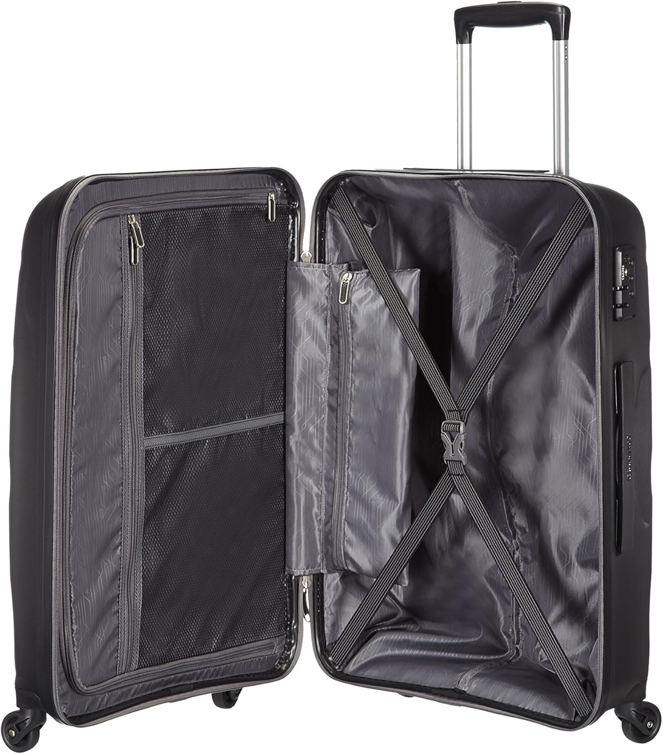 Bon Air Spinner Koffer, Schwarz M (66 cm-57.5 L)