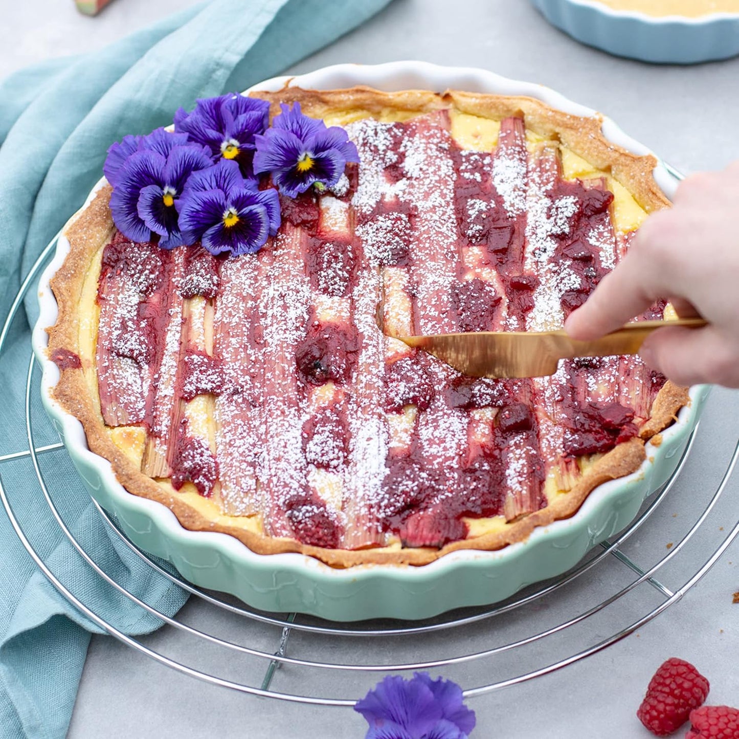 Tarteform Kitchen Time, Grün
