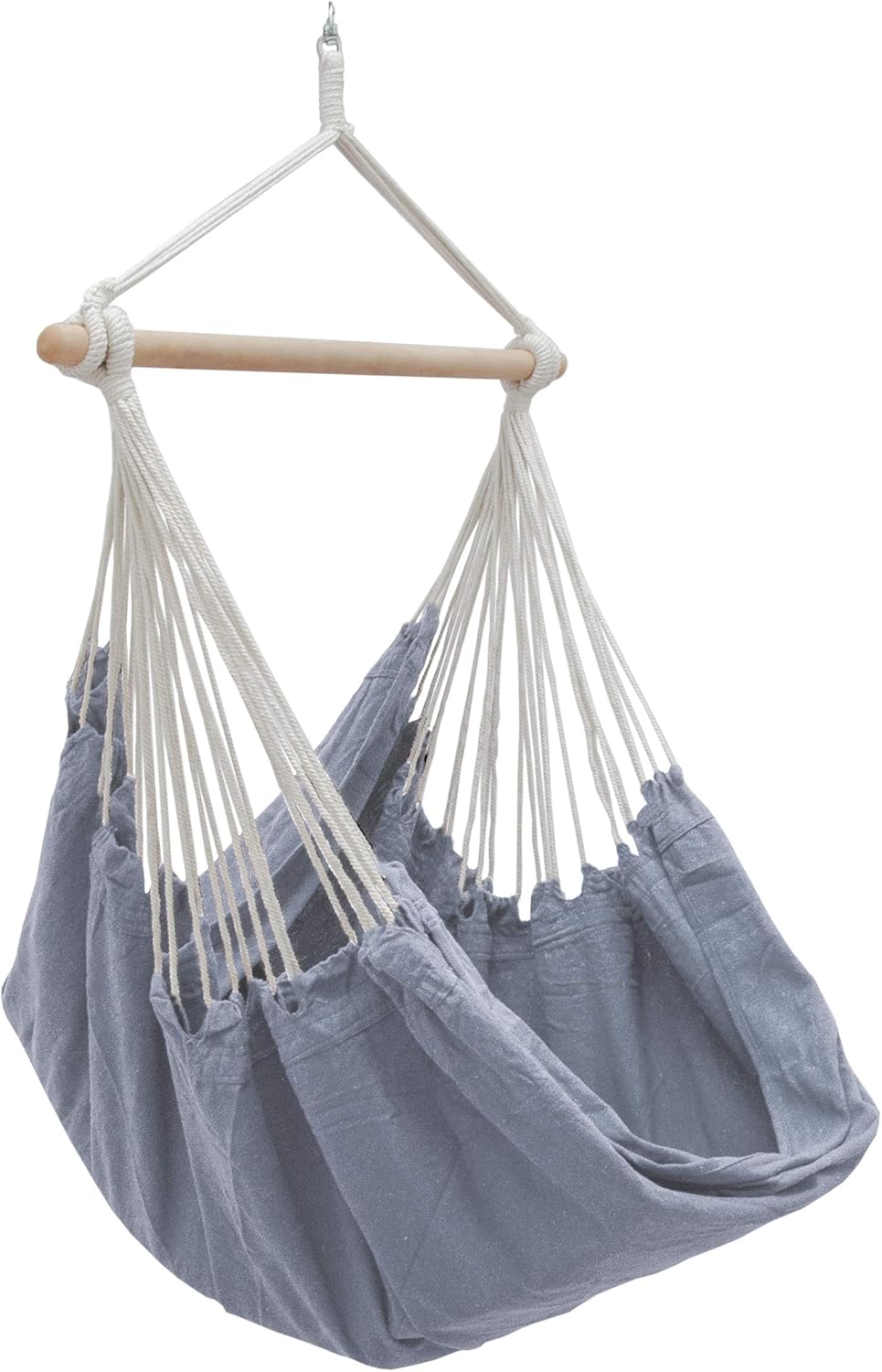 XXL Hängesessel für 2 Personen (185x130 cm), Achat Grau