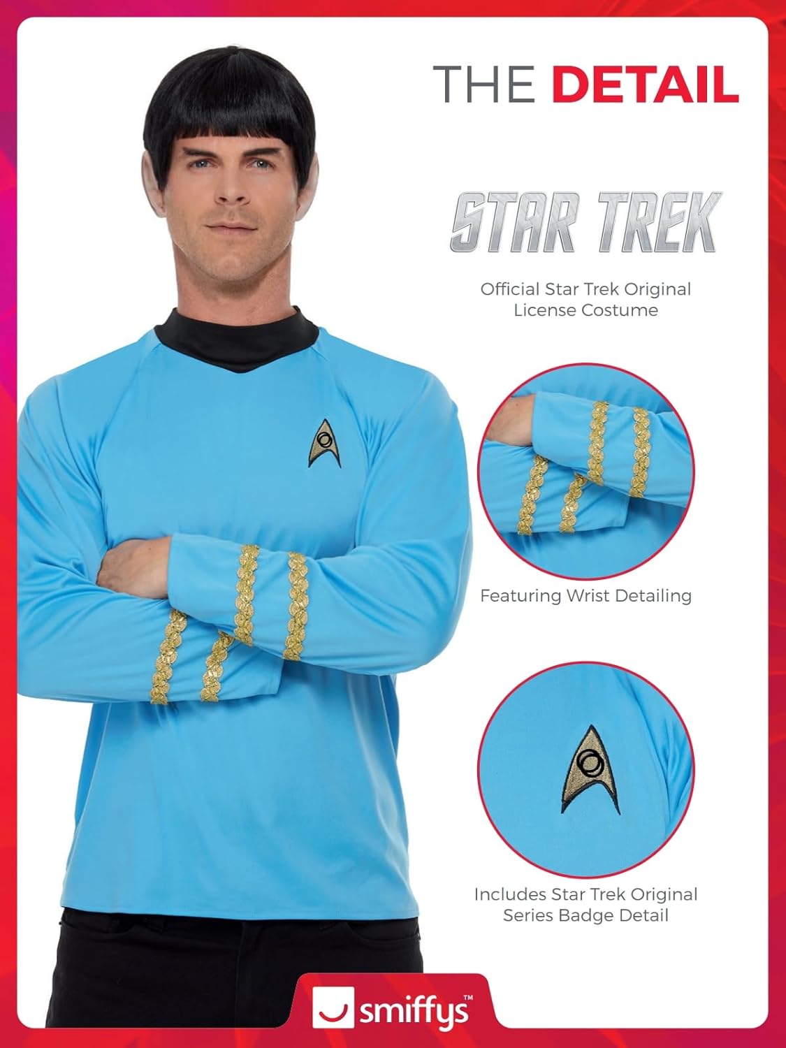 Star Trek Kostüm, X-Large (Chest 46-48)