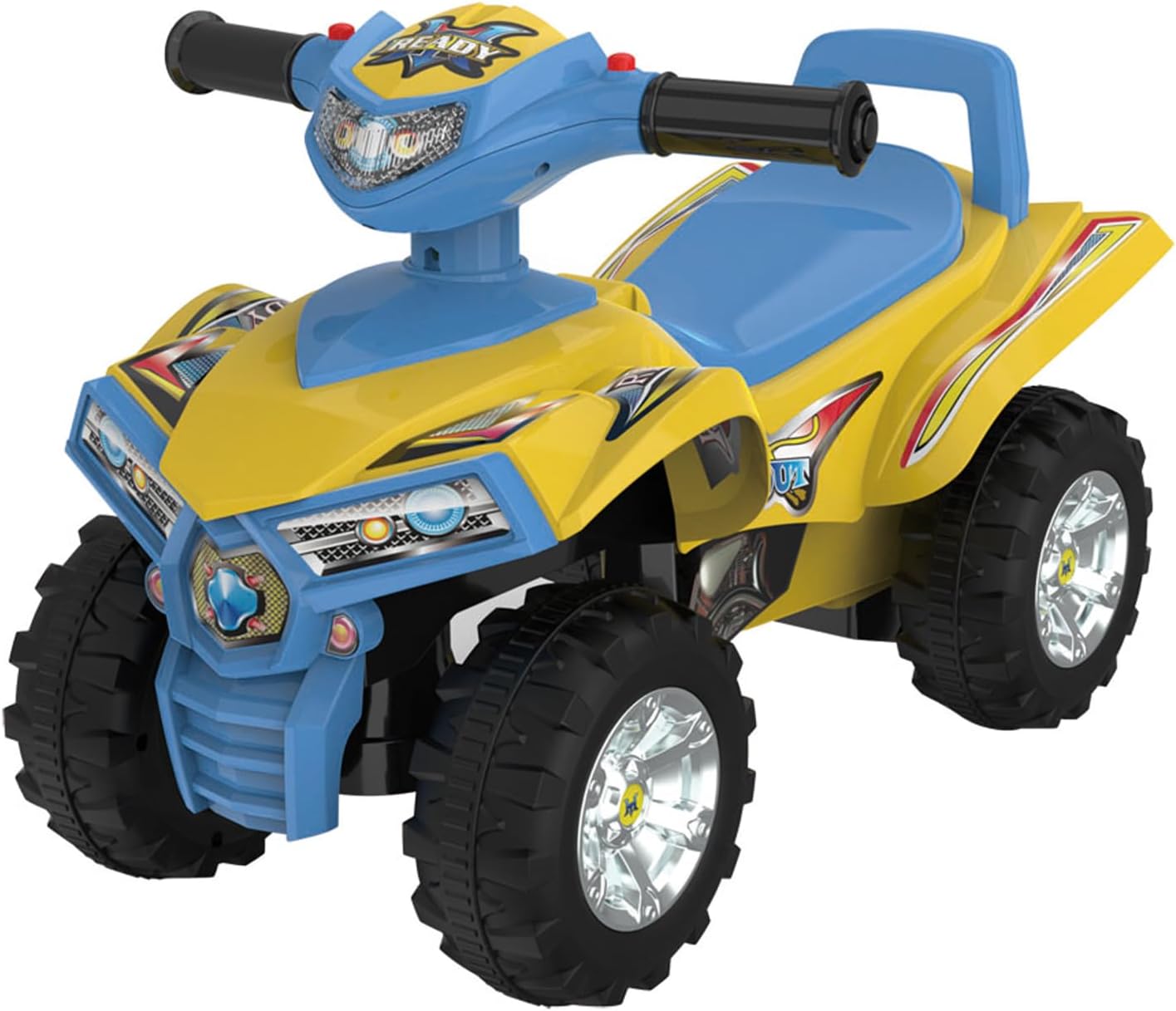 Quad Rutschauto für Kleinkinder ab 1 Jahr, Gelb