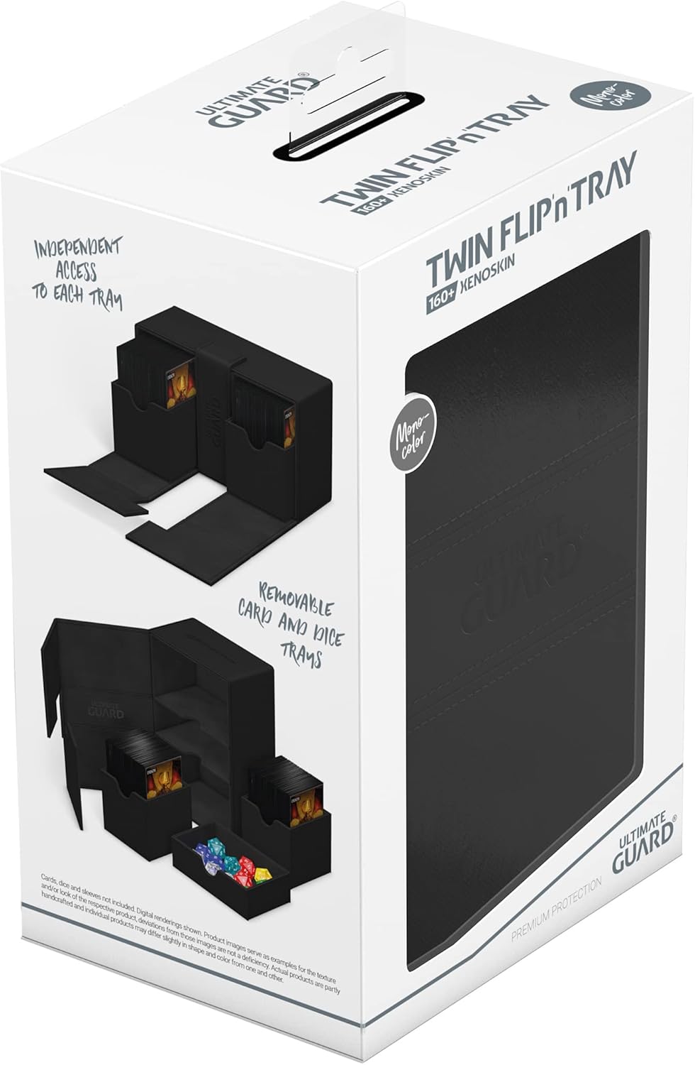 Twin Flip'n'Tray 160+ XenoSkin, Schwarz