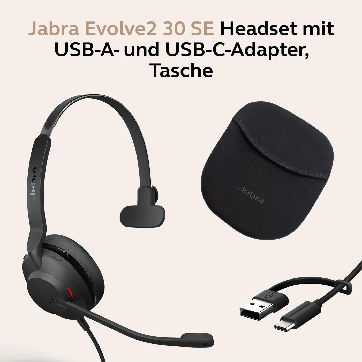 Evolve2 30 SE, Mono Zweite Auflage USB-C/A Alle Plattformen