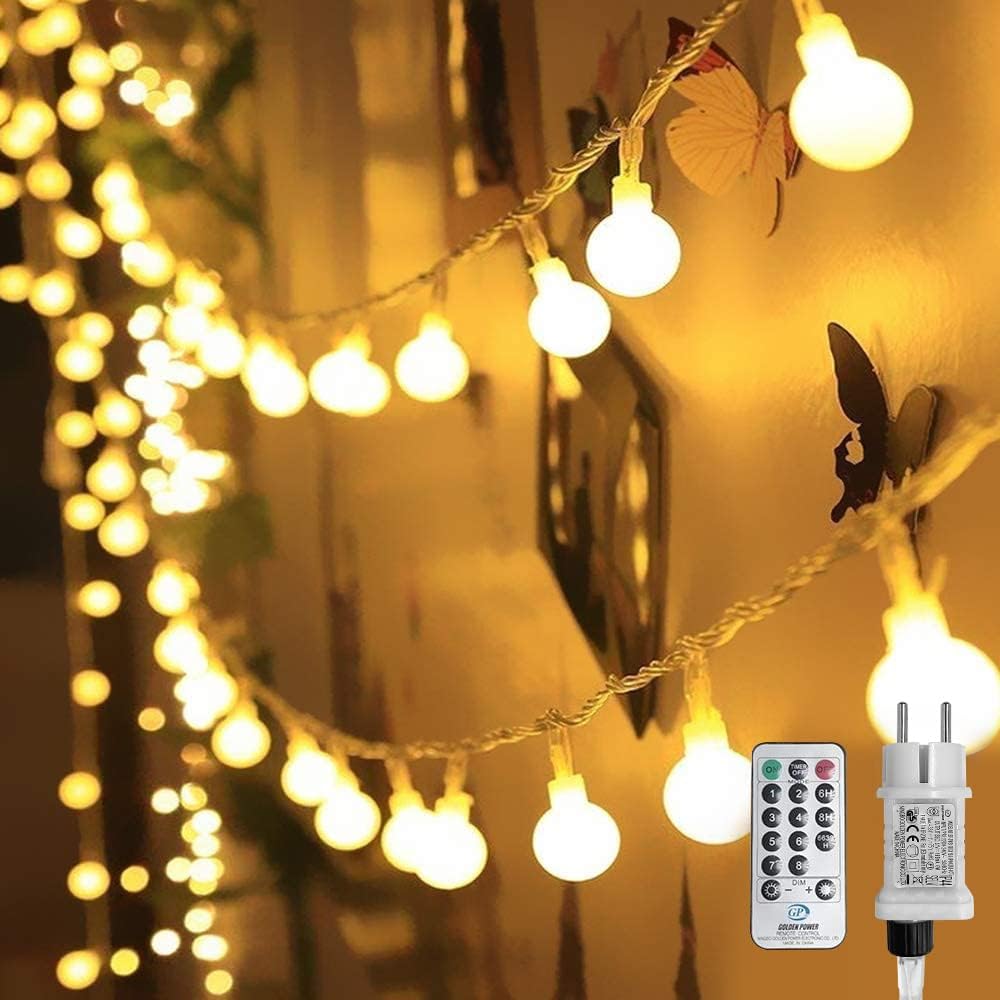 Kugel-Lichterkette, 10M 100LED