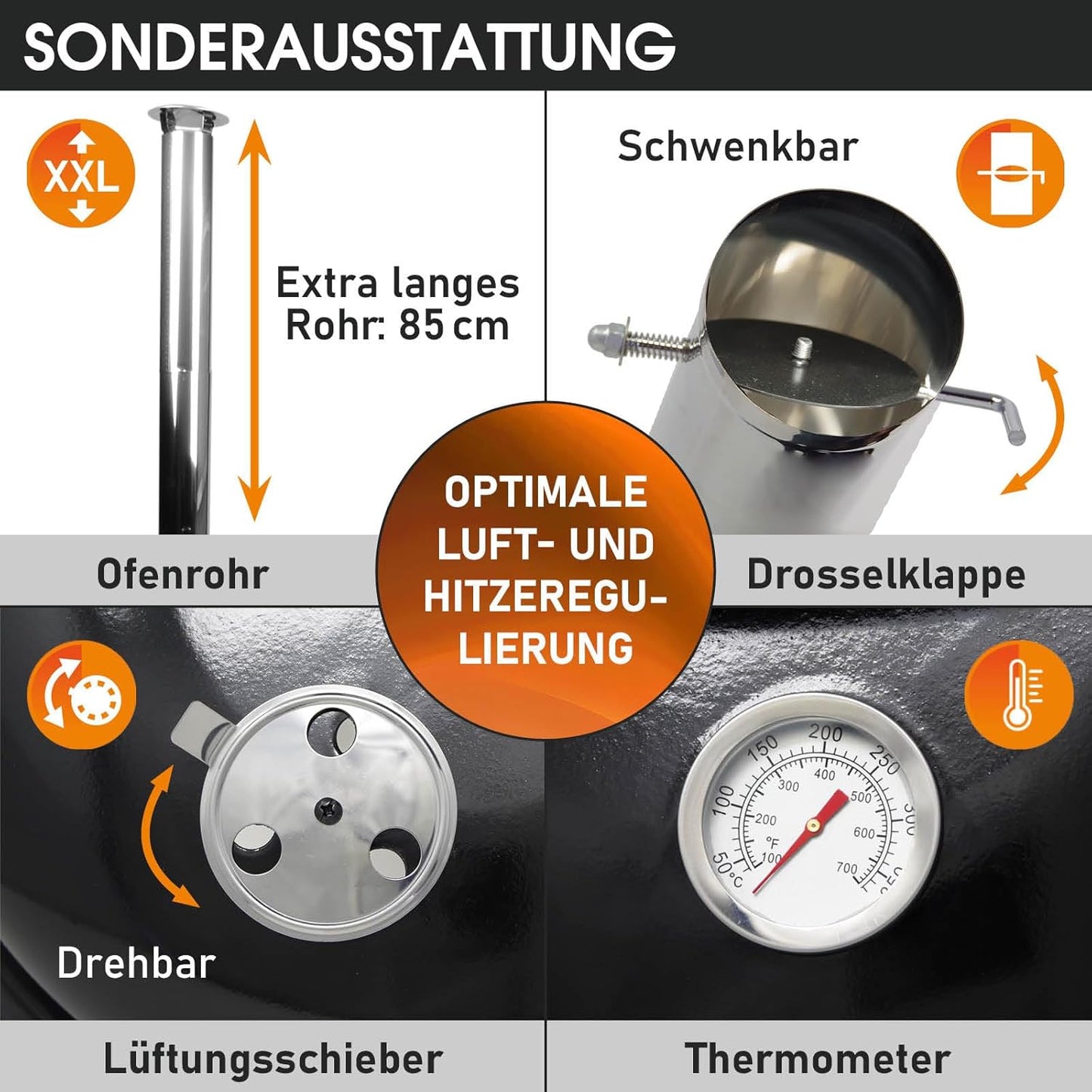 Eintopfofen mit Grillfunktion