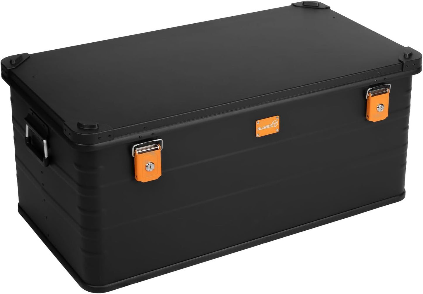 Abschliessbare Lagerbox E141B mit Stapelecken, 141 Liter BLACK