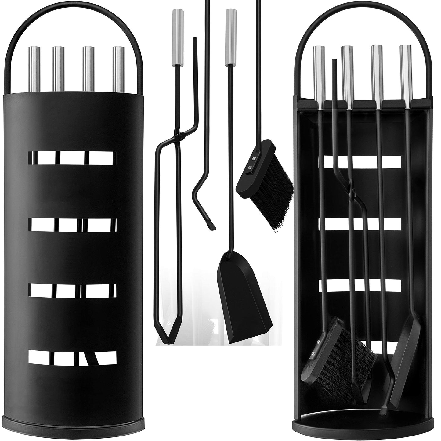 Kaminbesteck Set, Schwarz