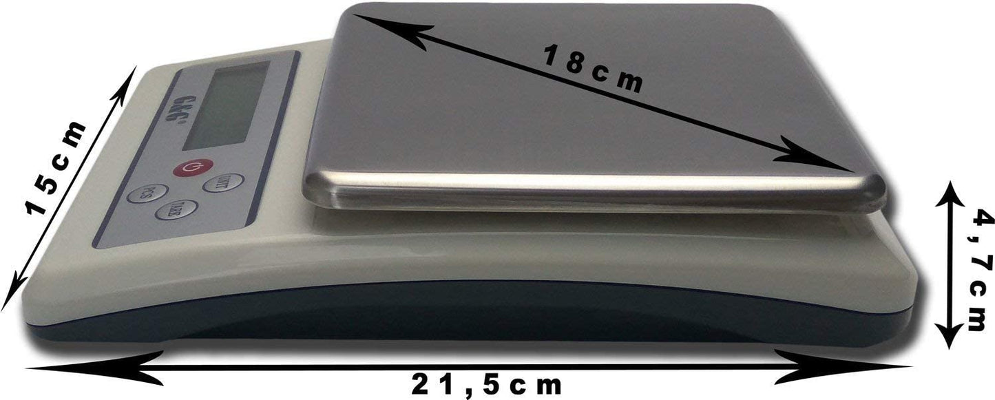 Digitale Feinwaage KF10K, KF10Kg/1g