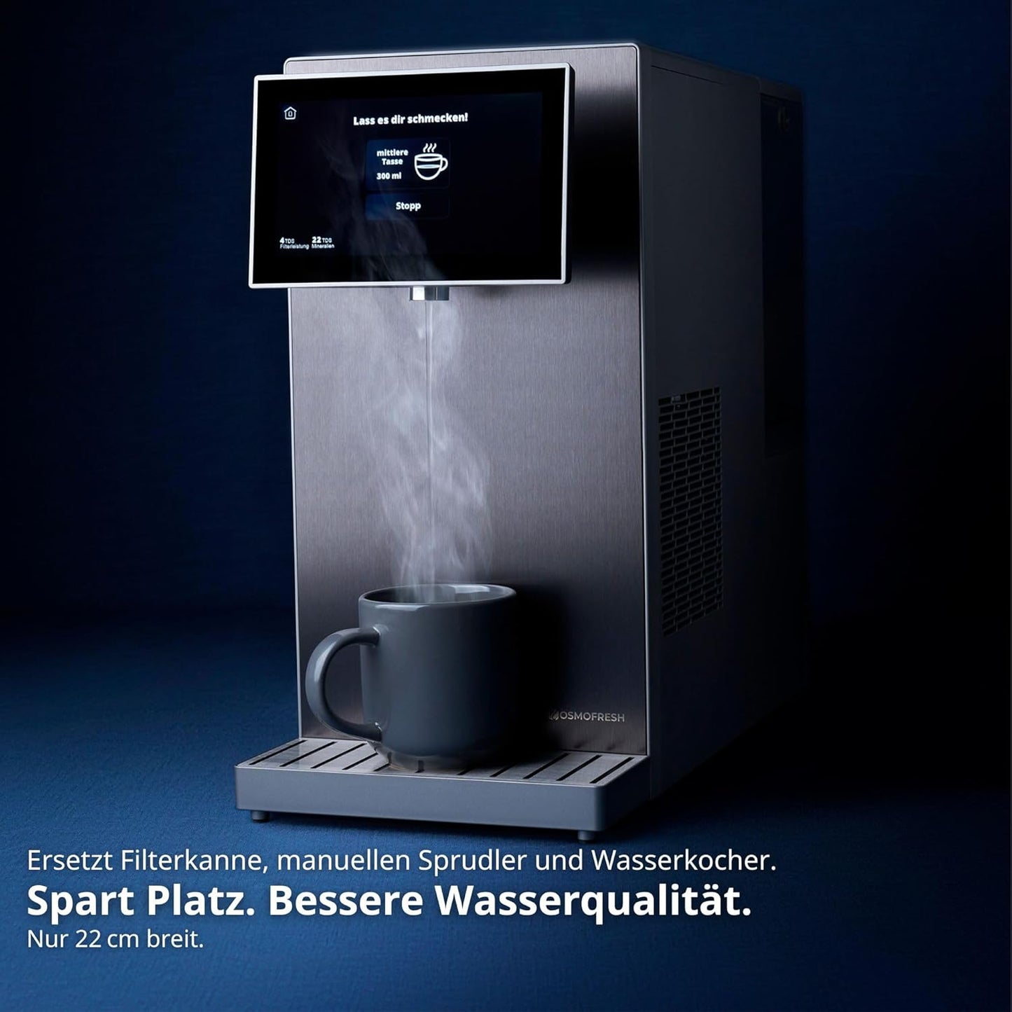 Fusion Pro Auftisch Osmoseanlage mit Wassersprudler