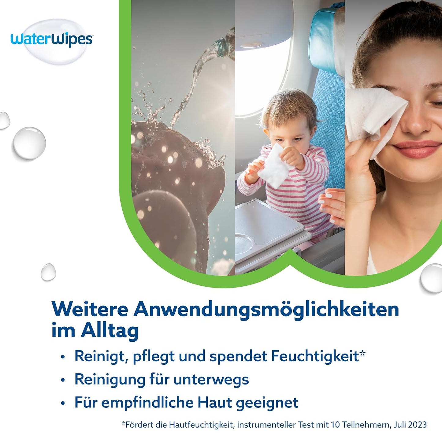 360 x Sensitive+ Hydrating Boost Feuchttücher, 360 stück (6er Pack)
