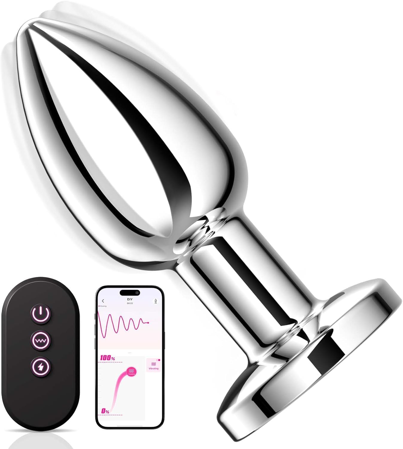 App-gesteuerter Analvibrator mit KI-Unterstützung, 61g