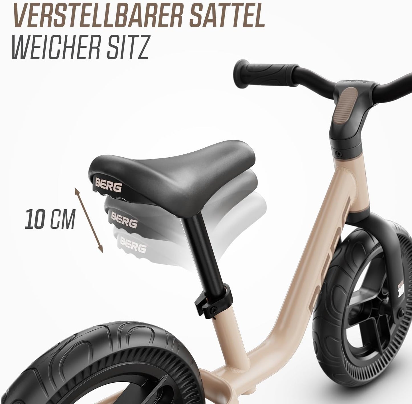 Laufrad Moov 10, Sandbeige