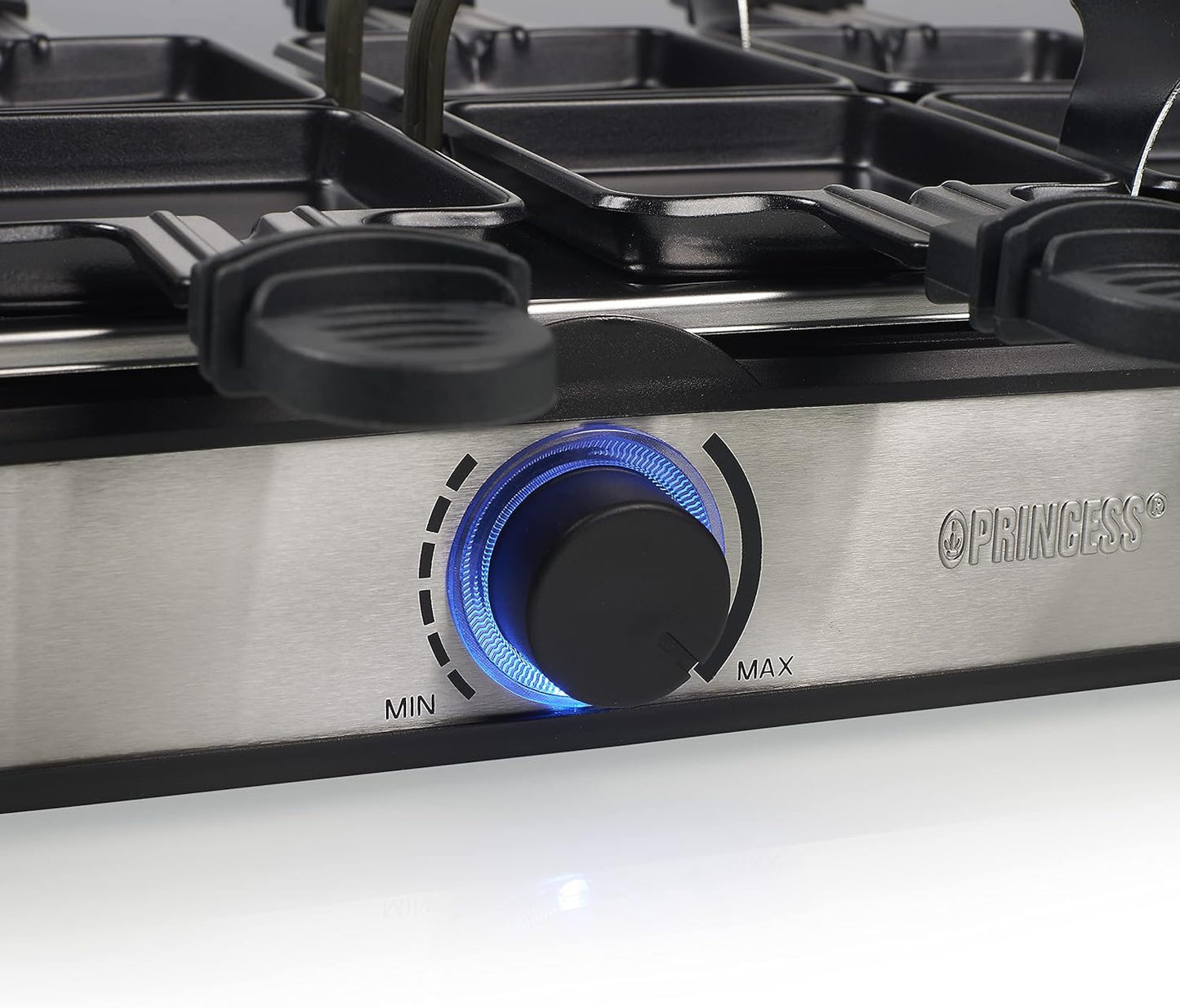 Raclette 8 Grill Deluxe, Ohne Steinplatte