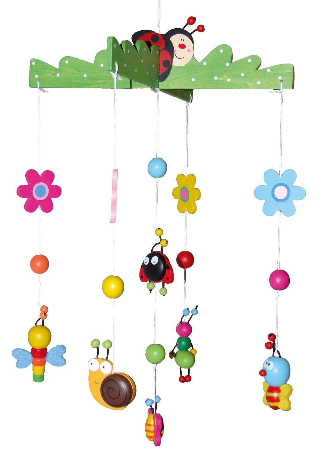 3D Baby Mobile Käferchen, Rosa