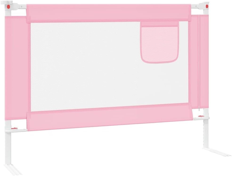 Babybettgitter, 90 x 25 cm Rosa