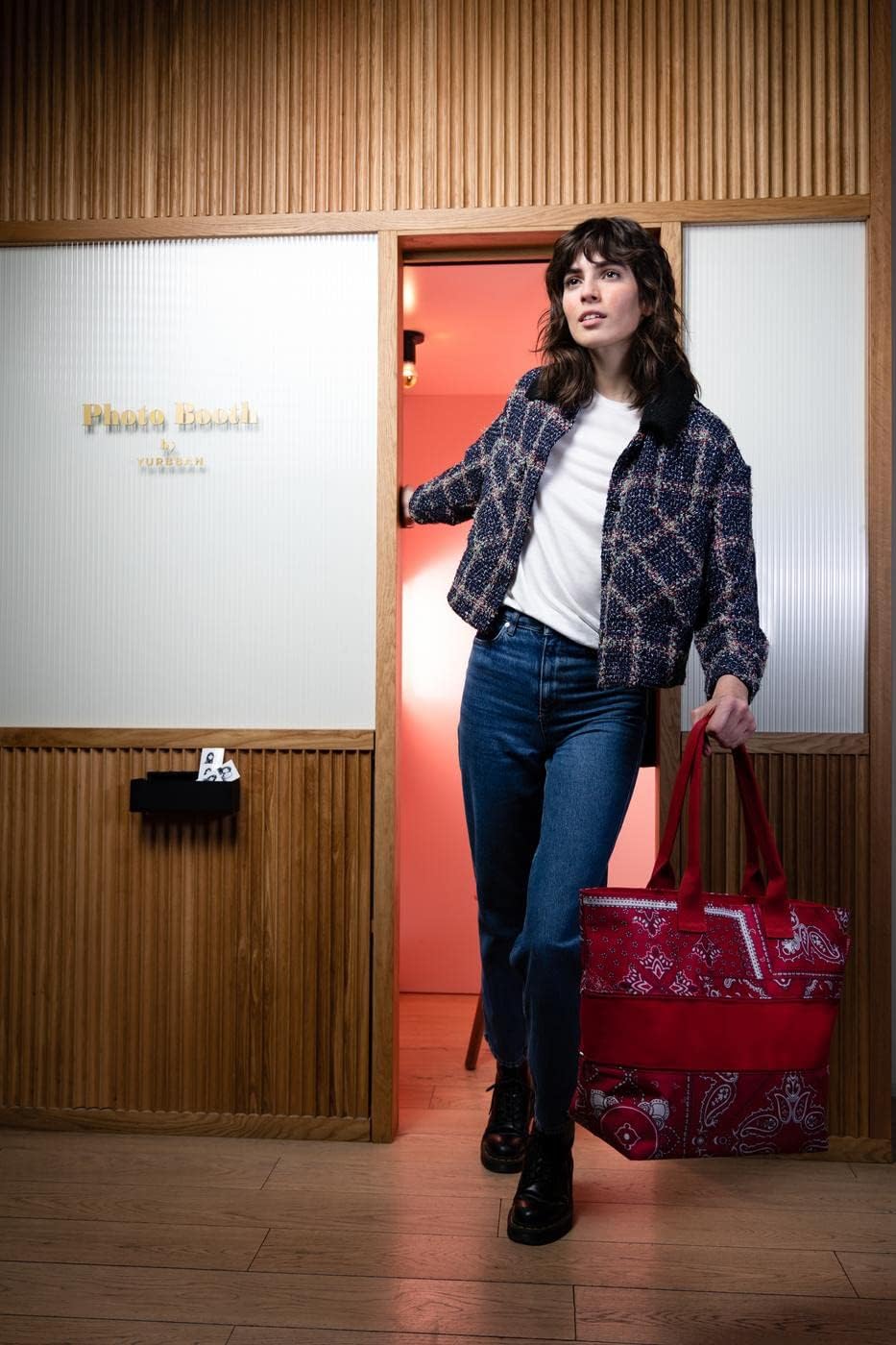 Shopper e1 - Grossraumtasche für Einkauf, Bandana Red Einheitsgrösse