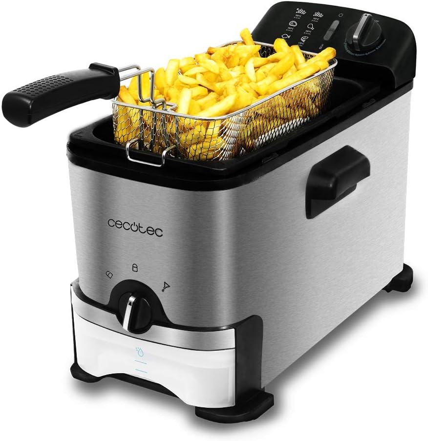 CleanFry 3000 mit OilClean-Filter, 2000 W | 3 L / Edelstahl | Profilter