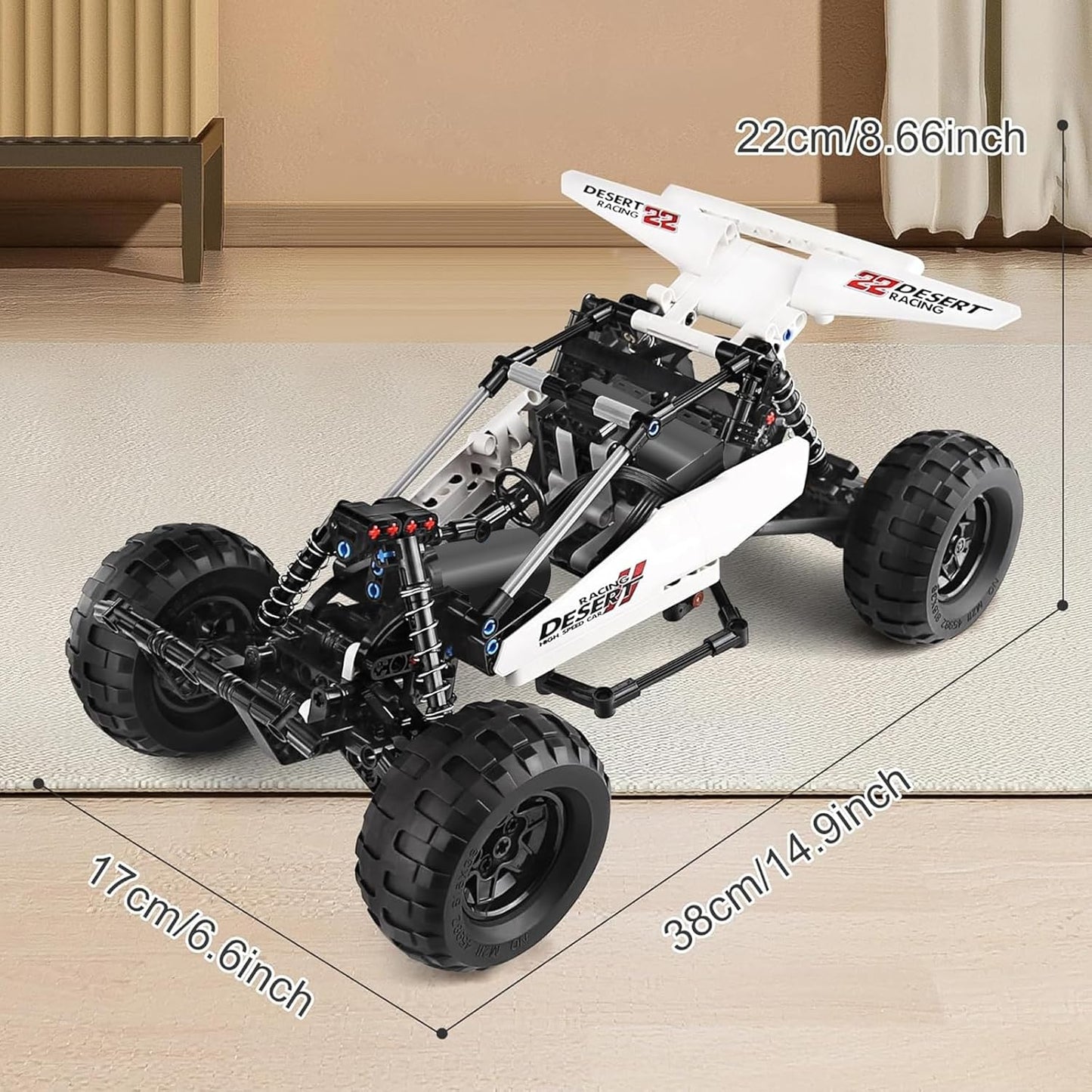 Technik RC-Geländewagen-Bausatz 394 Teile, PF Buggy 2
