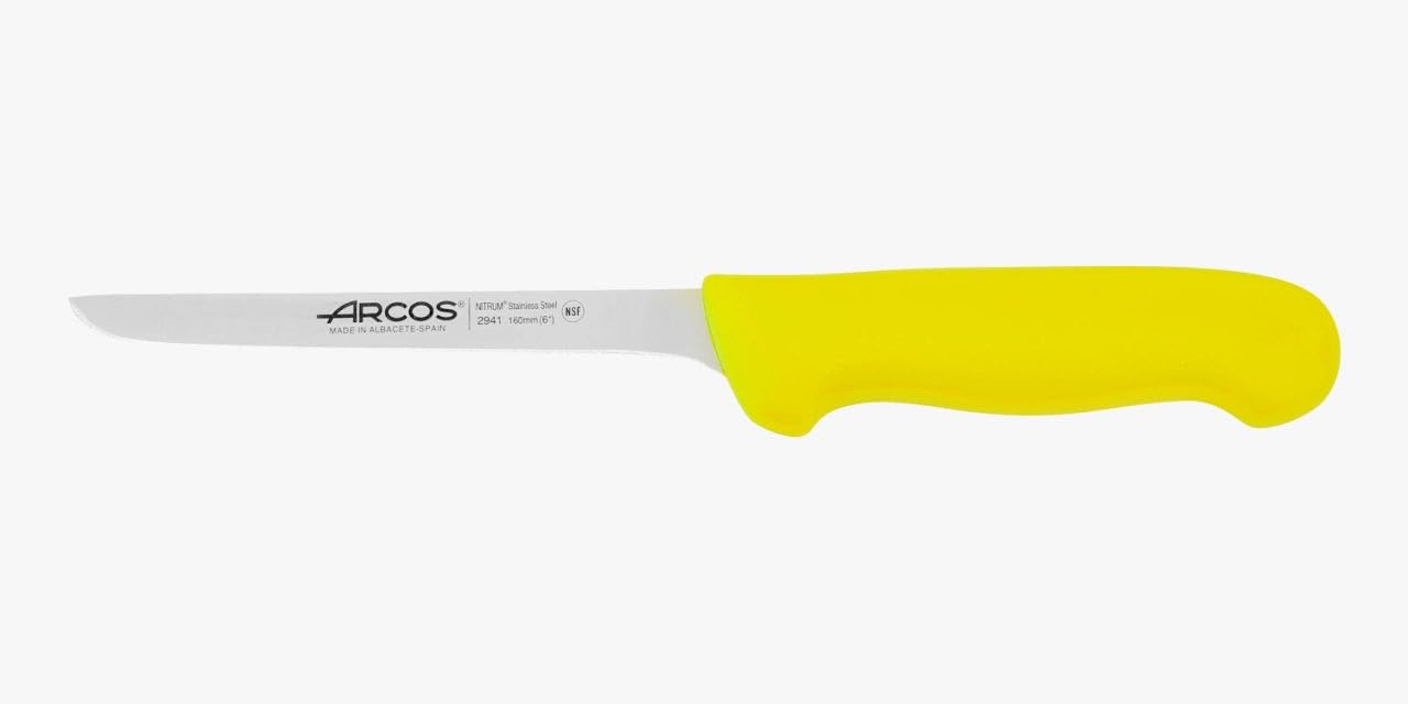 Ausbeinmesser, 160 mm Gelb