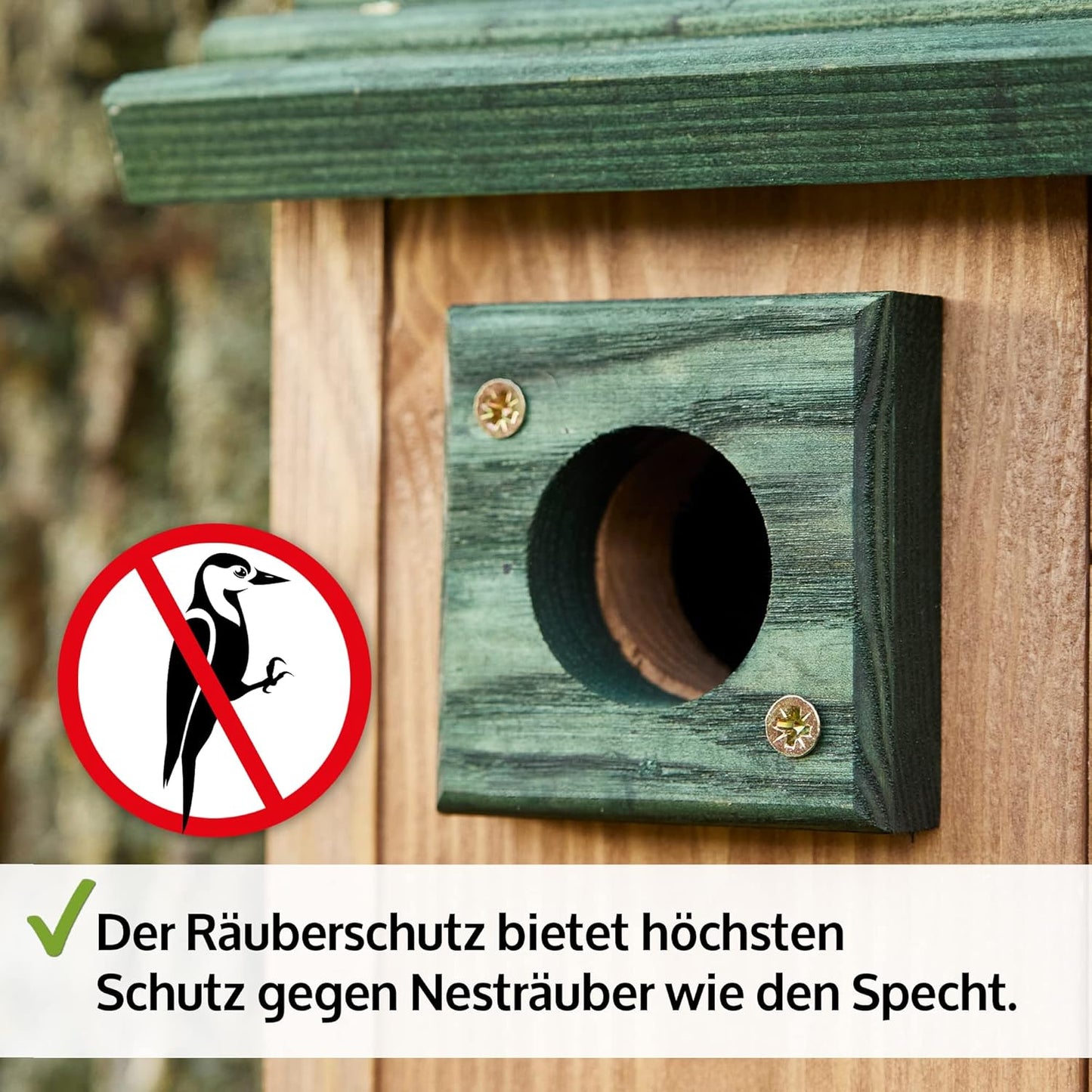 Nistkasten für Wildvögel, Nistkasten Grün