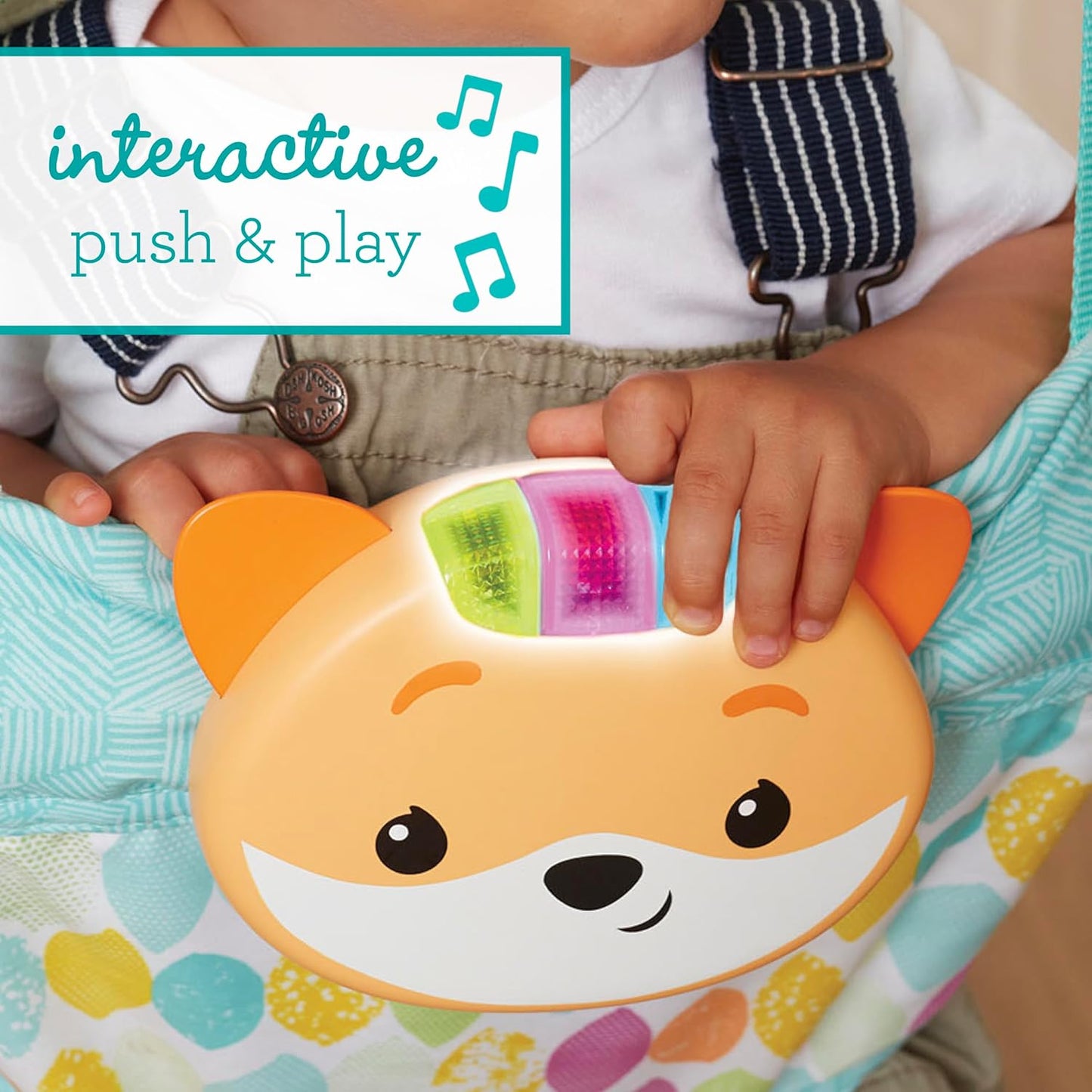 2-in-1 Türschaukel mit Musik & Lichtern für Babys
