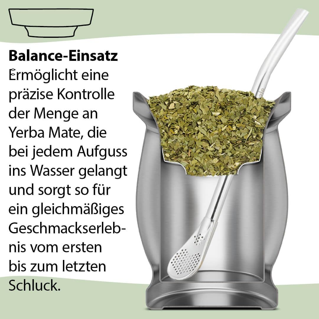 Mate Set für Zwei, rot