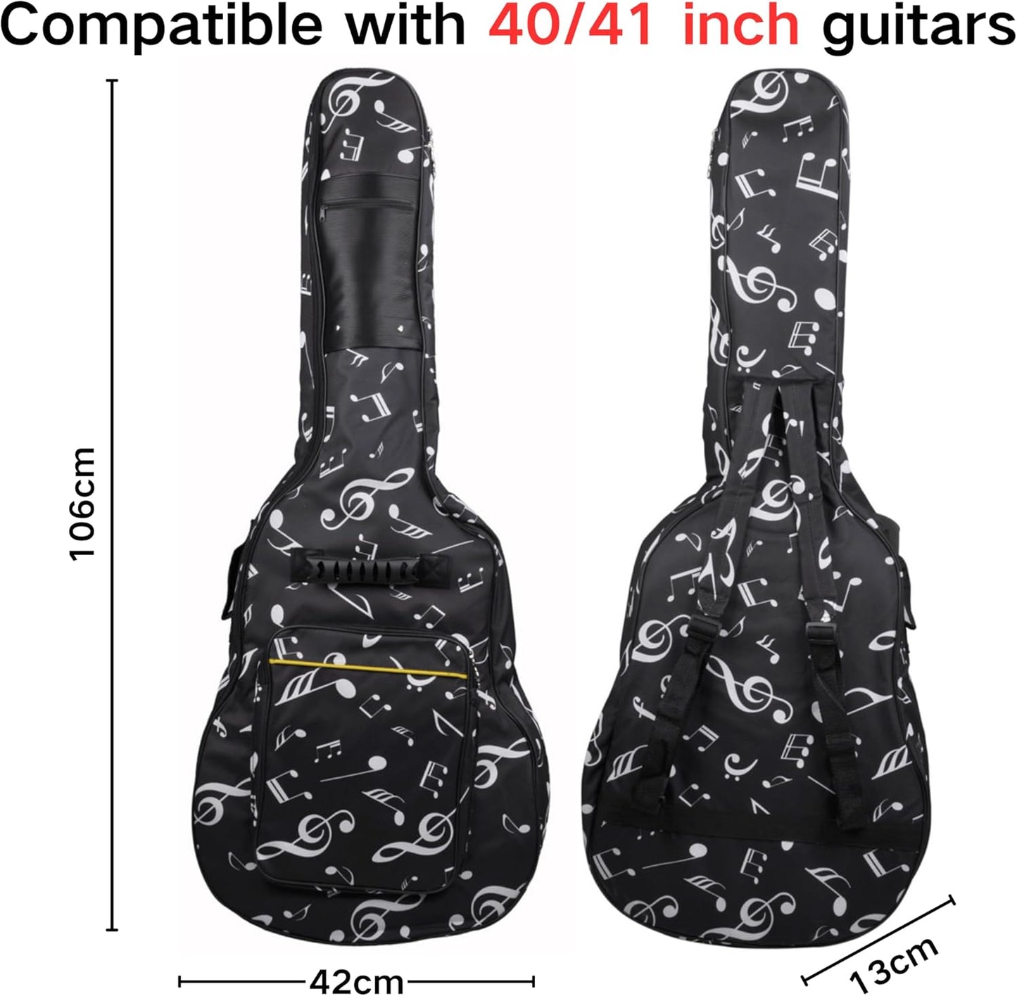 Wasserdichte Gitarrentasche, Schwarz