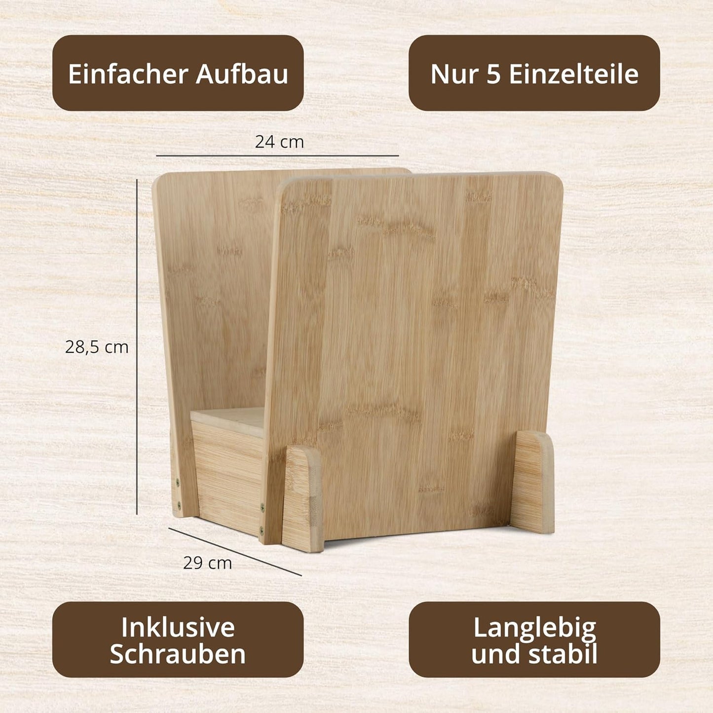 Ständer für 40 Vinyl-Schallplatten