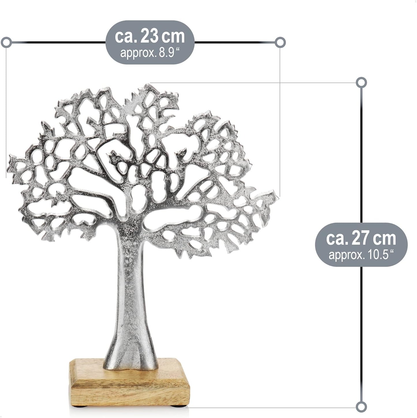 Deko-Baum auf Holzsockel, 1 Stück - Baum