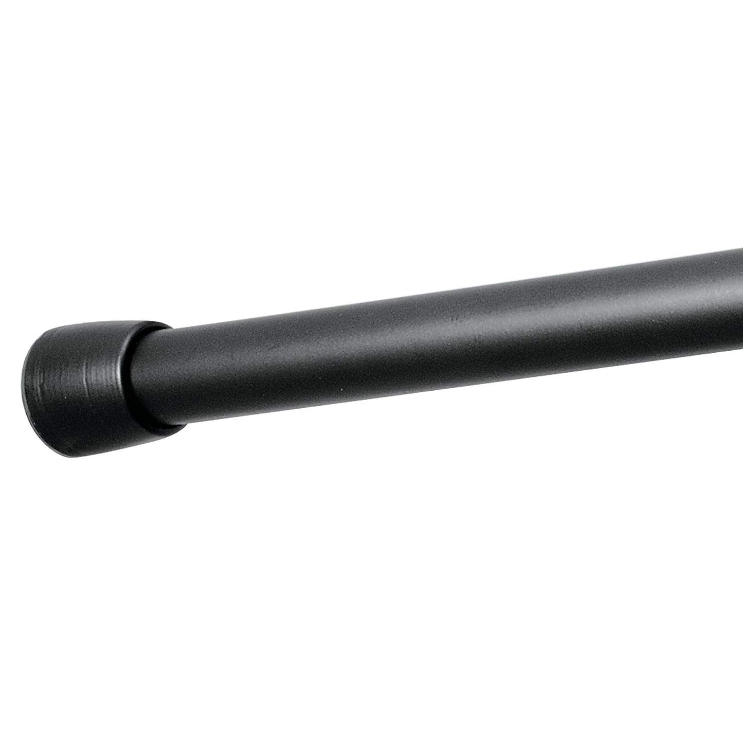 Teleskop-Duschvorhangstange ohne Bohren, Mattschwarz 66 - 107 cm