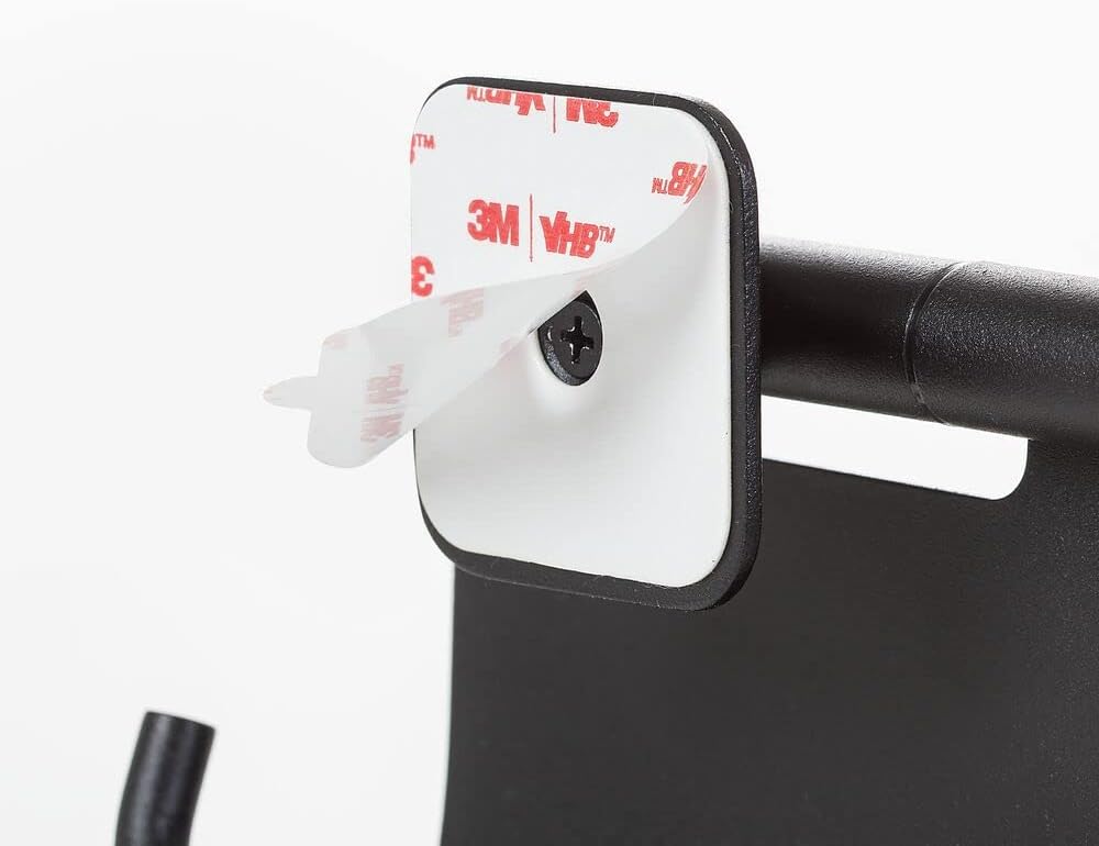 Toilettenpapierhalter Colar, mit Deckel Schwarz